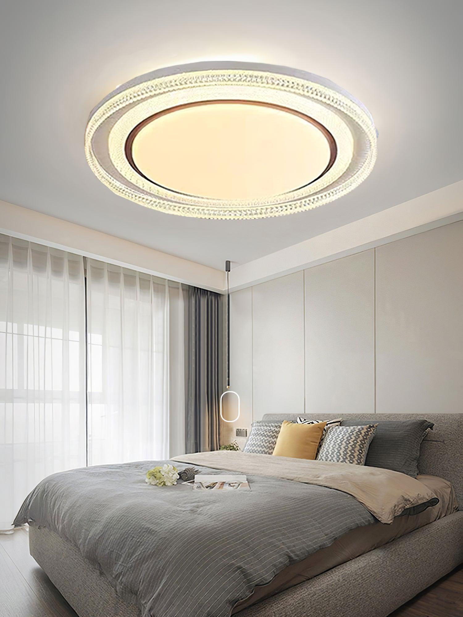 Aura Modern Acrylic Ceiling Light-Neutral Decor