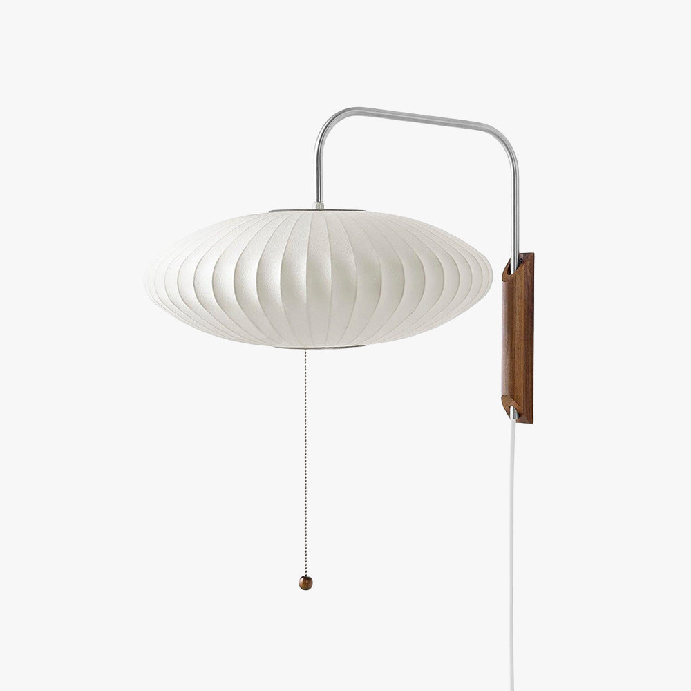 Lustra Wall Sconce Walnut Ball-Neutral Decor