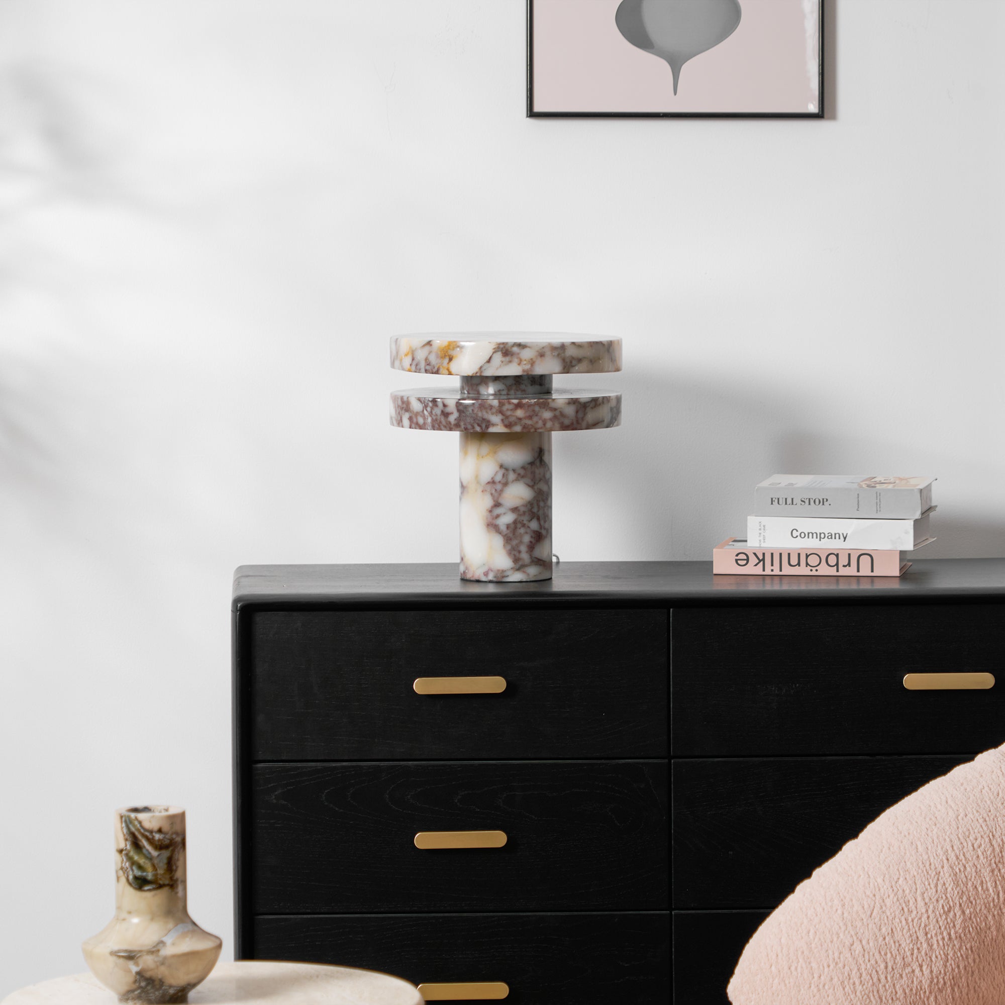 Lume Marble Table Lamp-Neutral Decor