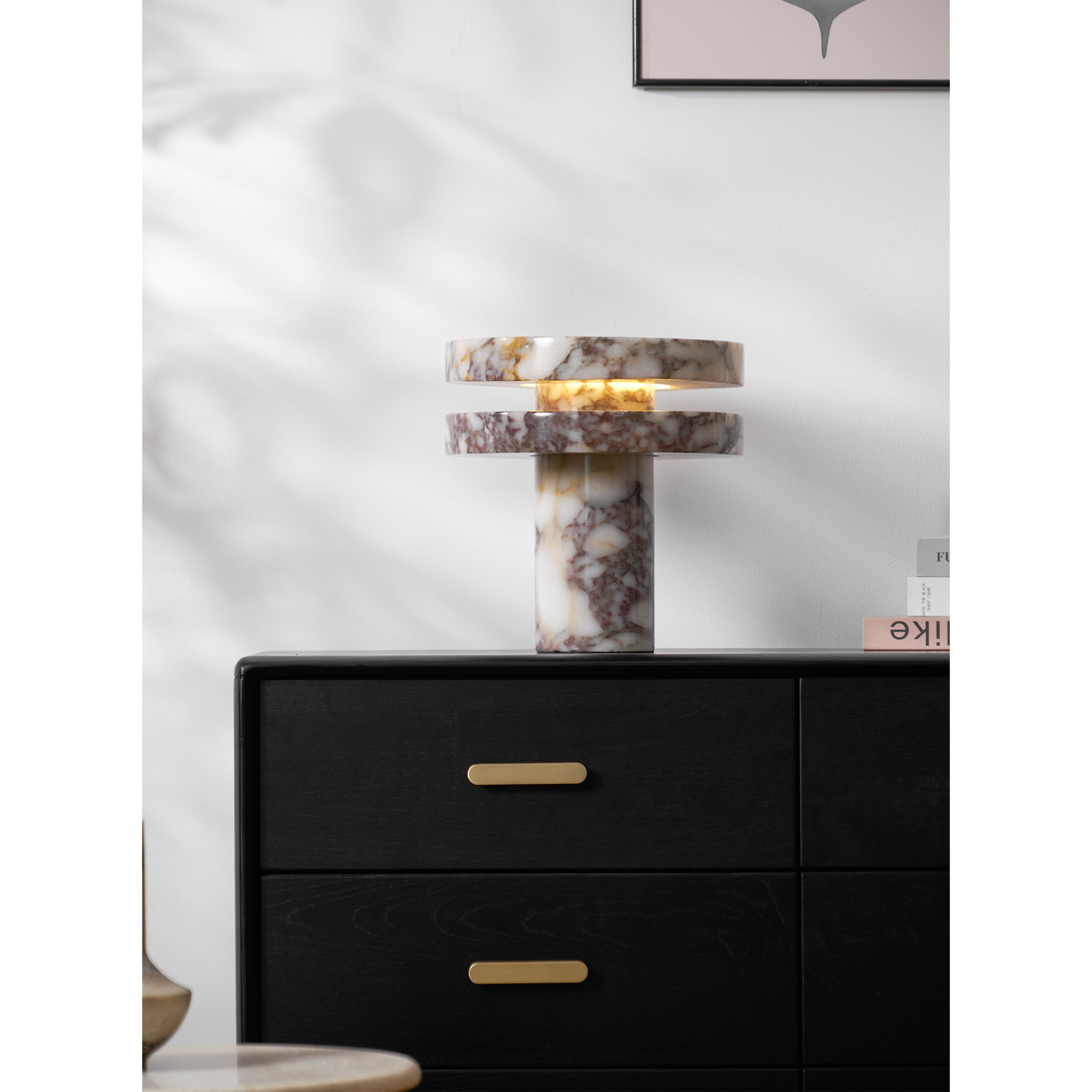 Lume Marble Table Lamp-Neutral Decor