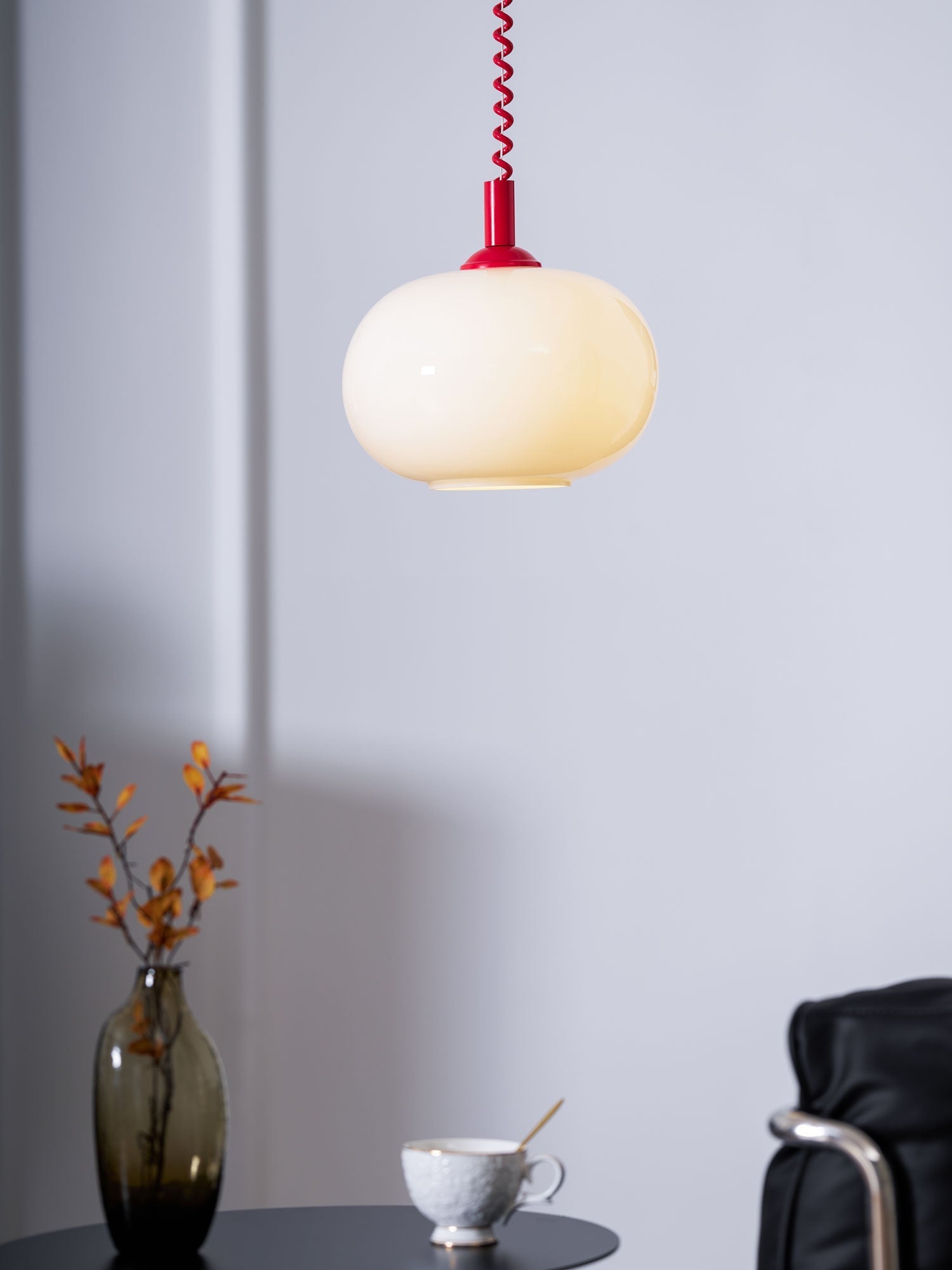 Euvora Glass Classic Pendant Light-Neutral Decor
