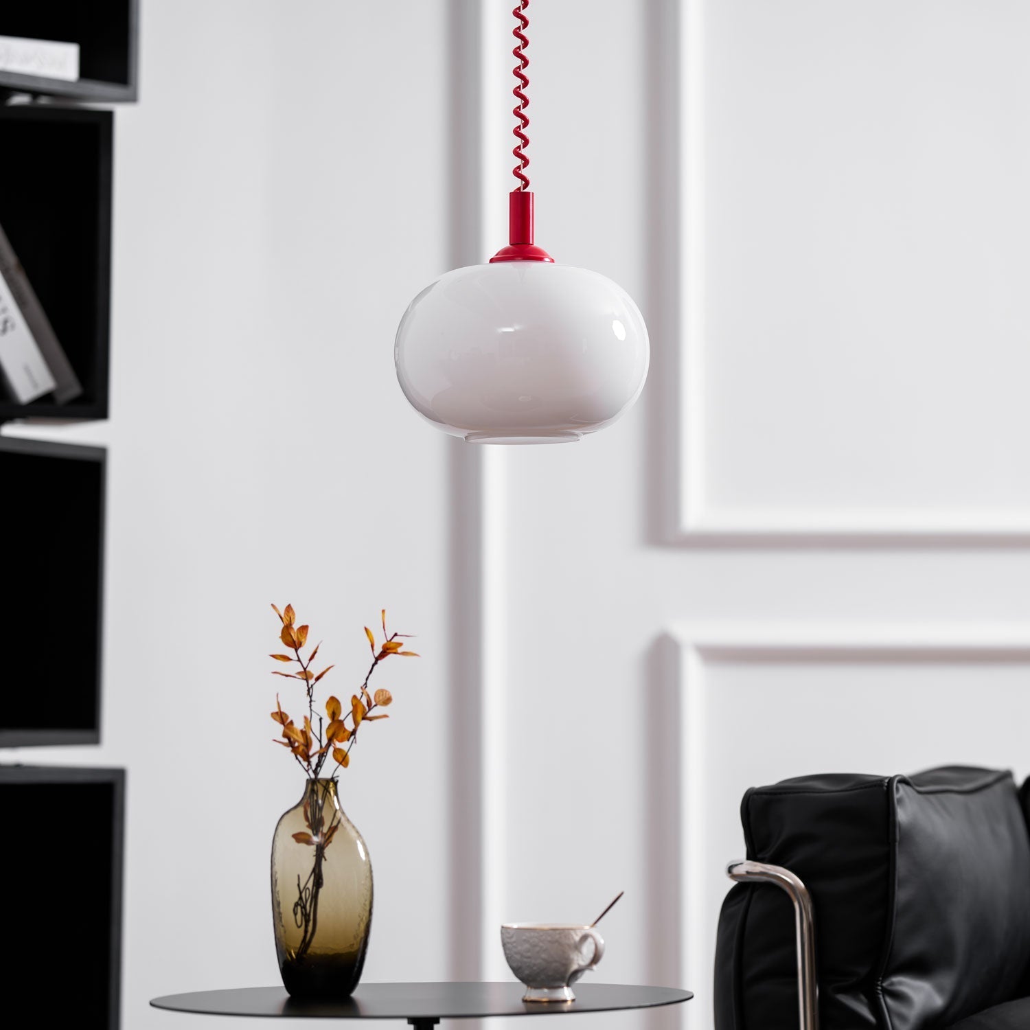 Euvora Glass Classic Pendant Light-Neutral Decor