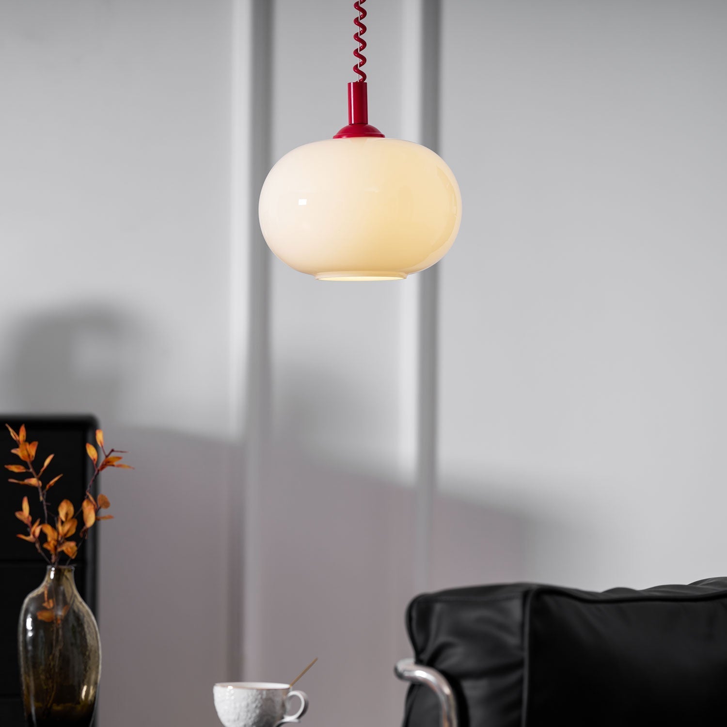 Euvora Glass Classic Pendant Light-Neutral Decor