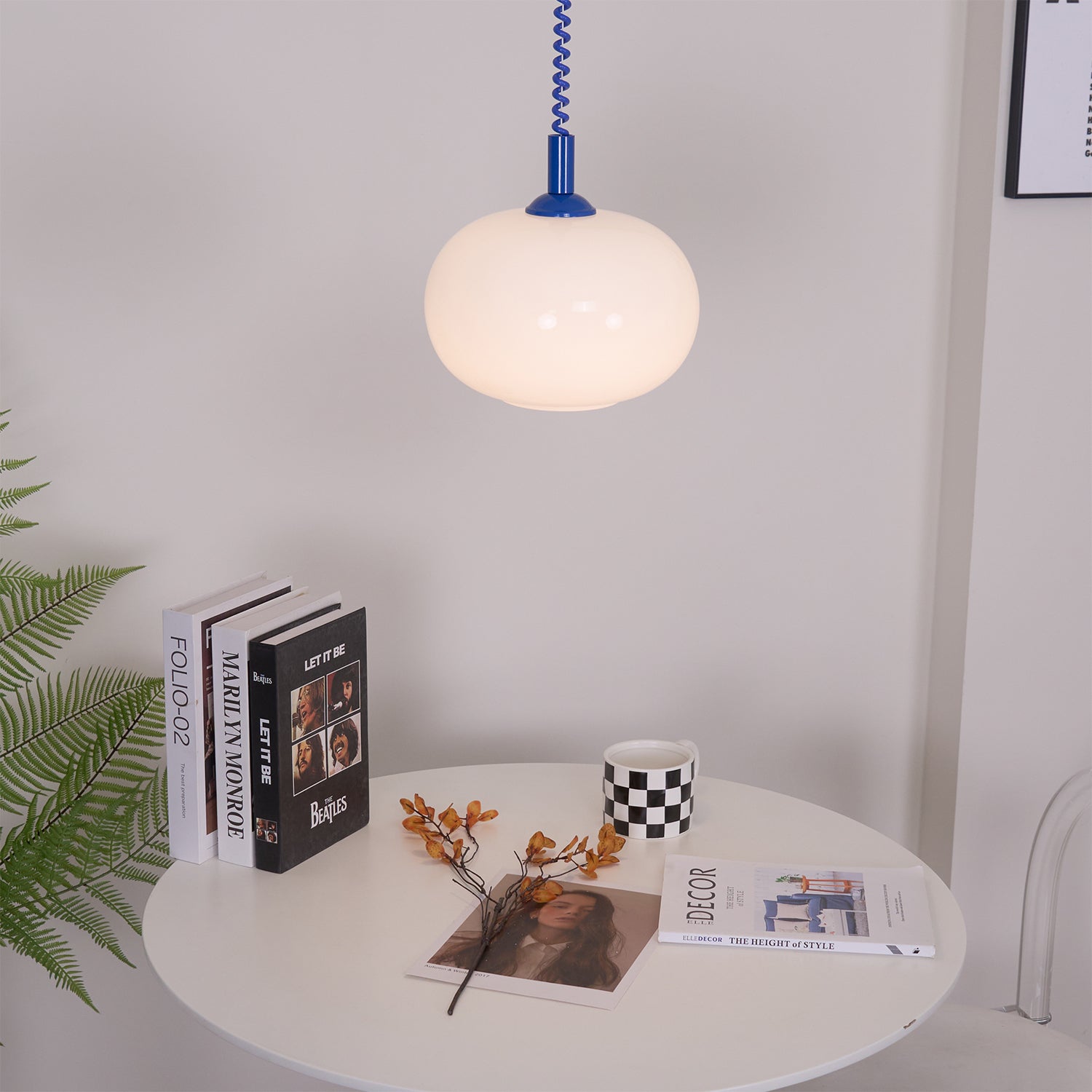 Euvora Glass Classic Pendant Light-Neutral Decor