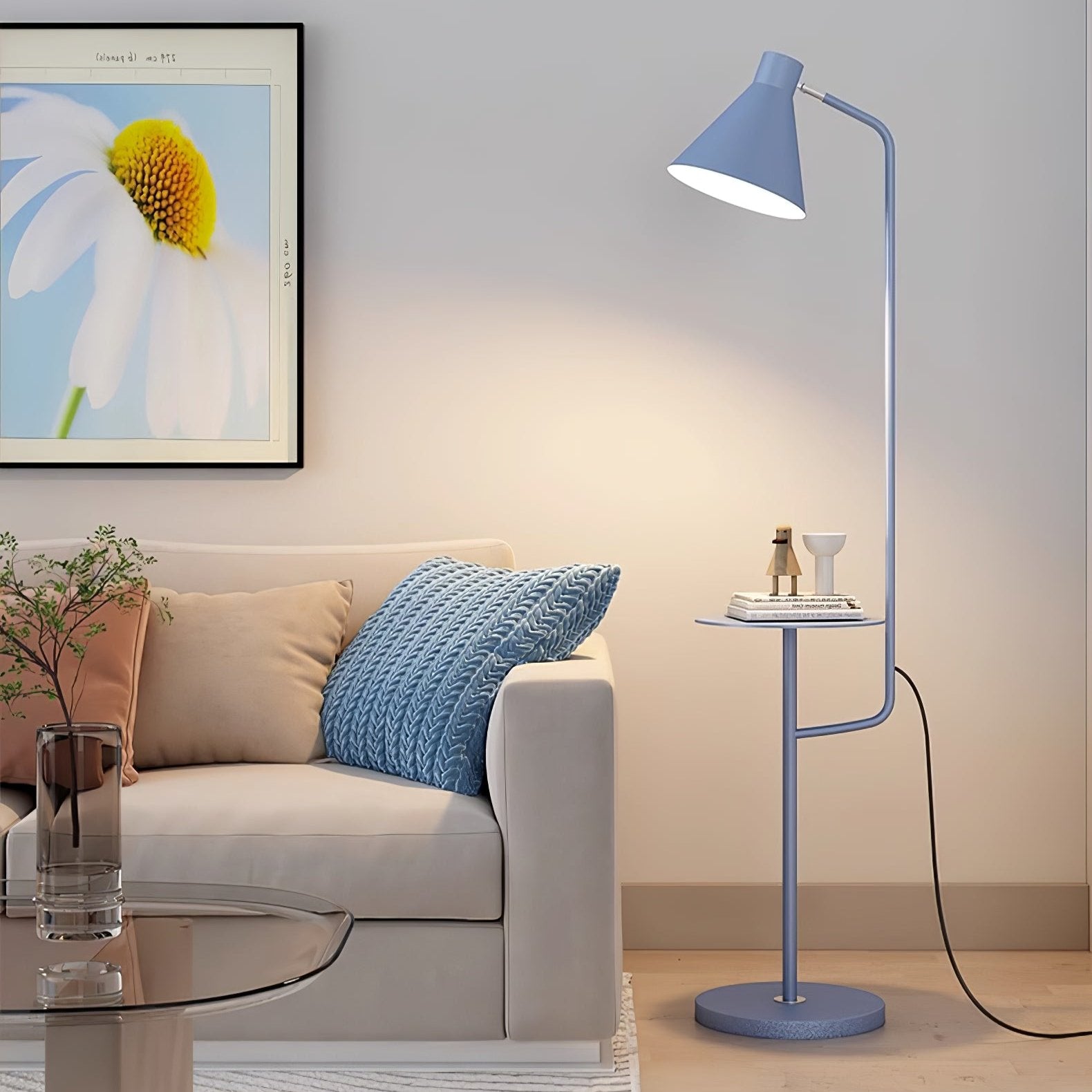 Nerylon Floor Lamp Macaroon-Neutral Decor