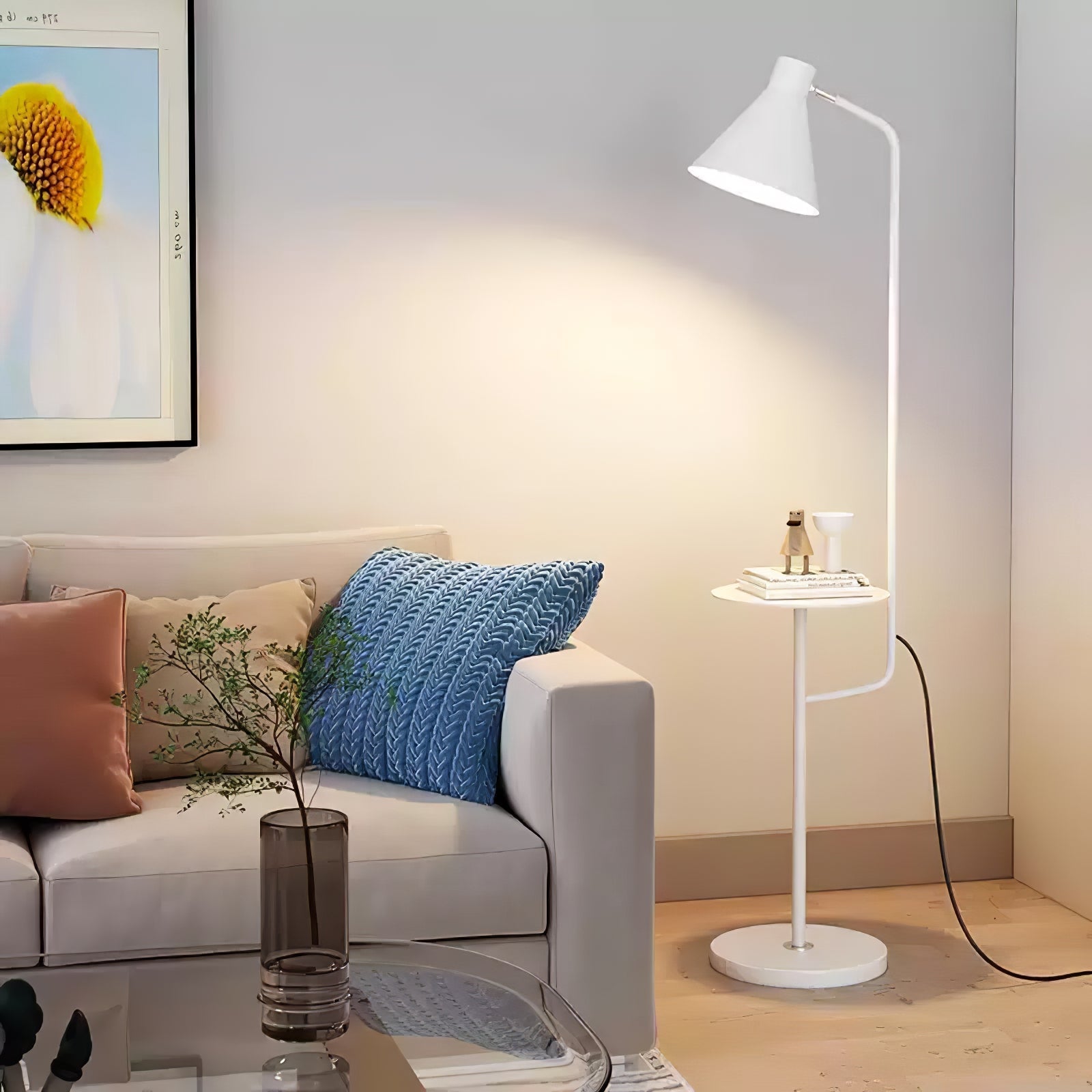 Nerylon Floor Lamp Macaroon-Neutral Decor