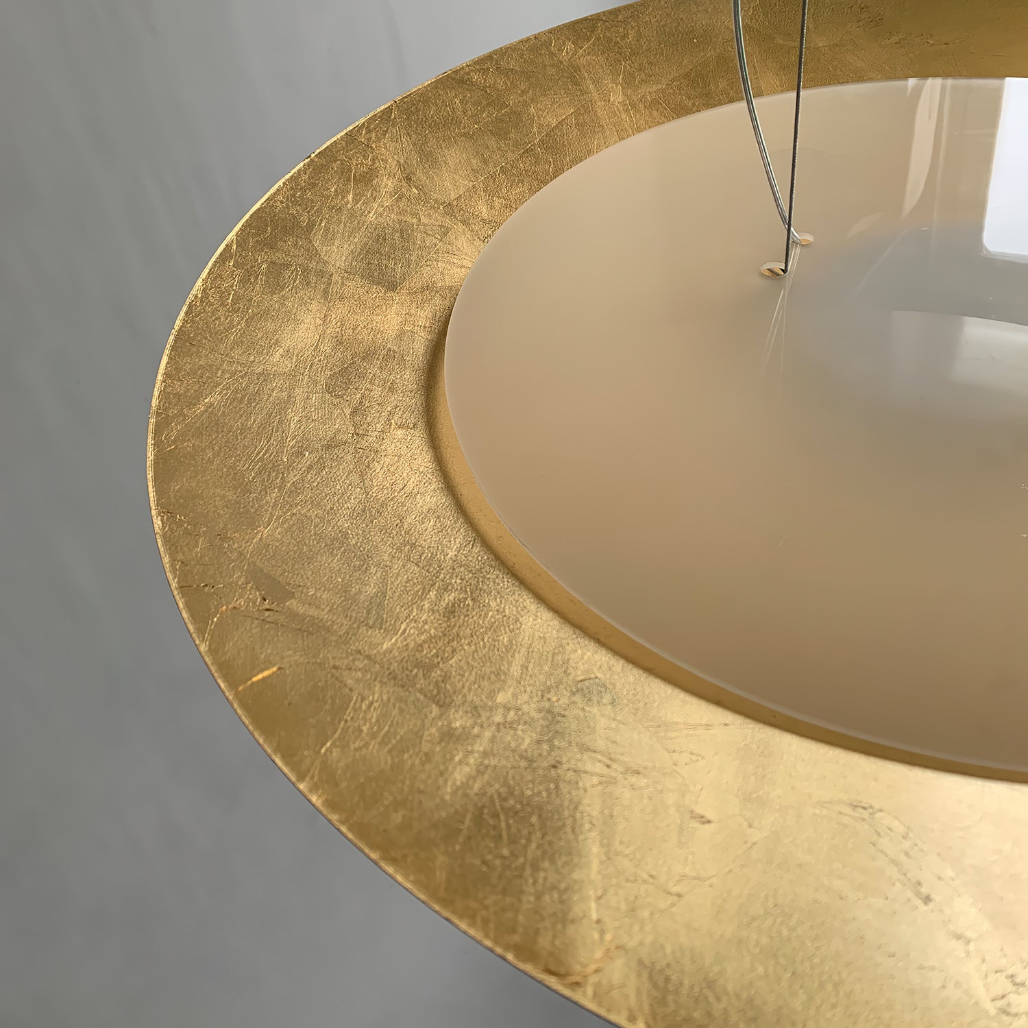 Phelion Layered Gold Foil Pendant Light-Neutral Decor