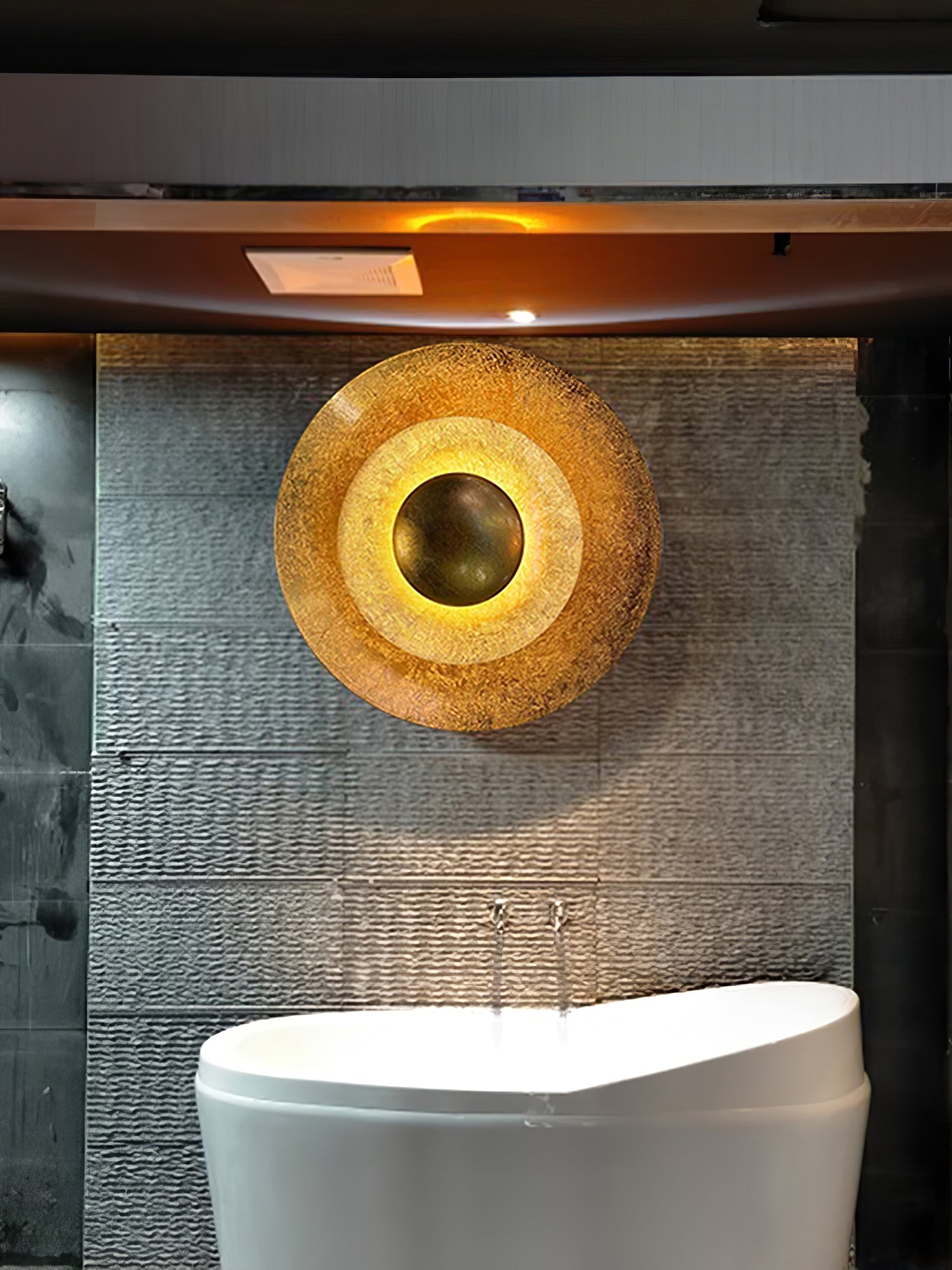 Solaris Vintage foil Wall Lamp-Neutral Decor
