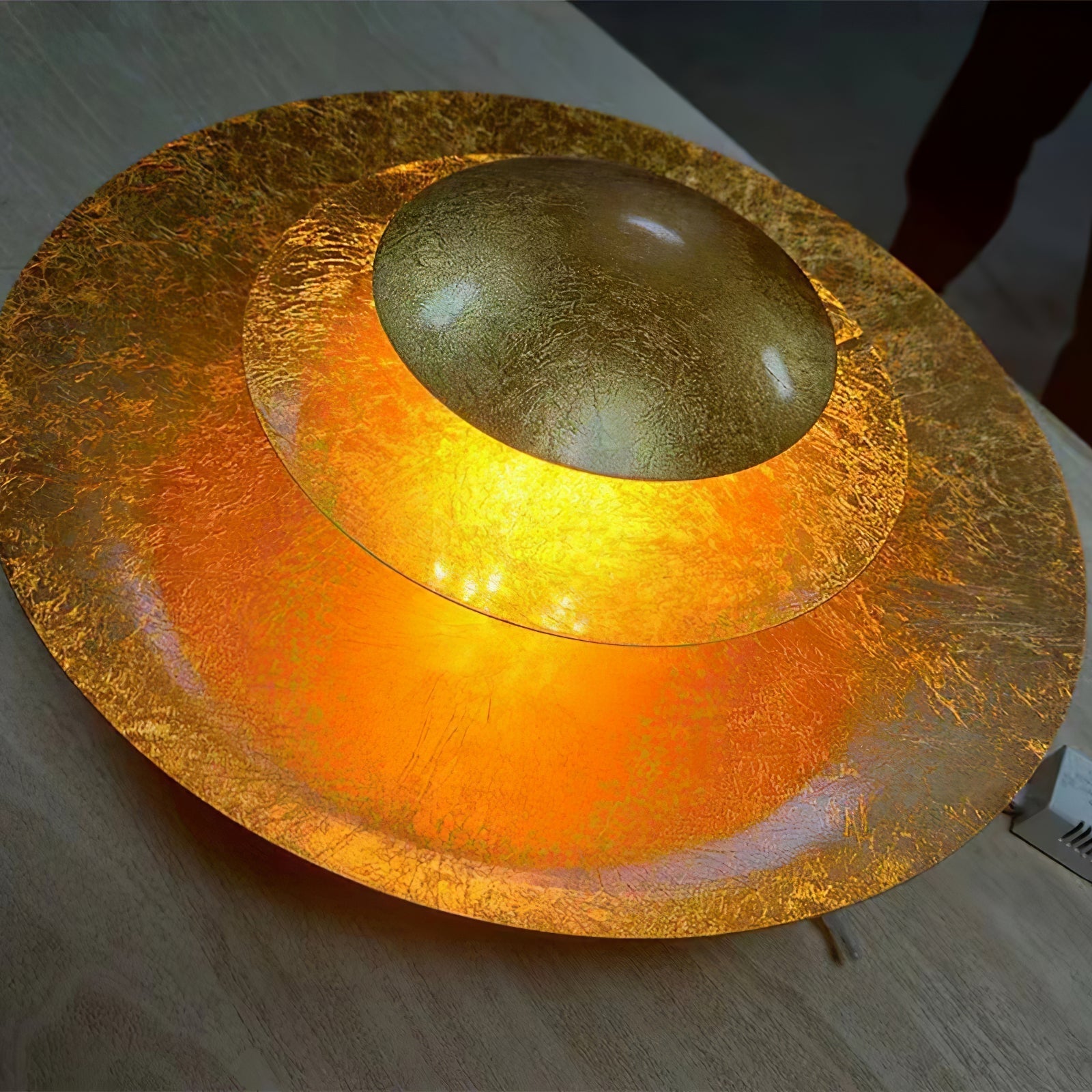 Solaris Vintage foil Wall Lamp-Neutral Decor