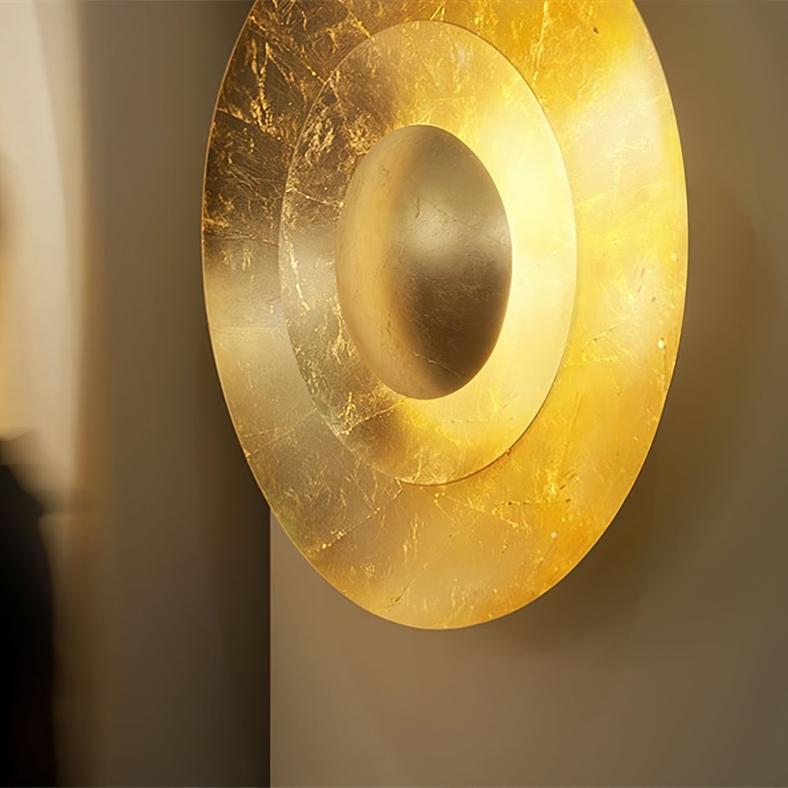 Solaris Vintage foil Wall Lamp-Neutral Decor