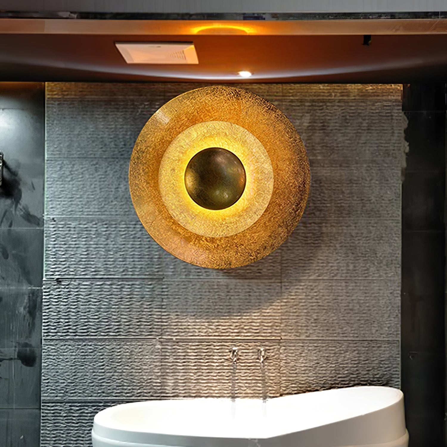 Solaris Vintage foil Wall Lamp-Neutral Decor