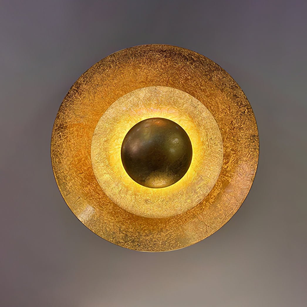 Solaris Vintage foil Wall Lamp-Neutral Decor