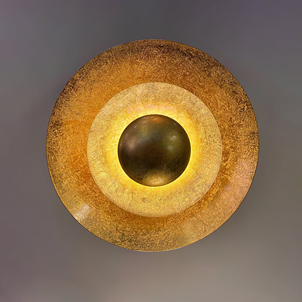 Solaris Vintage foil Wall Lamp-Neutral Decor