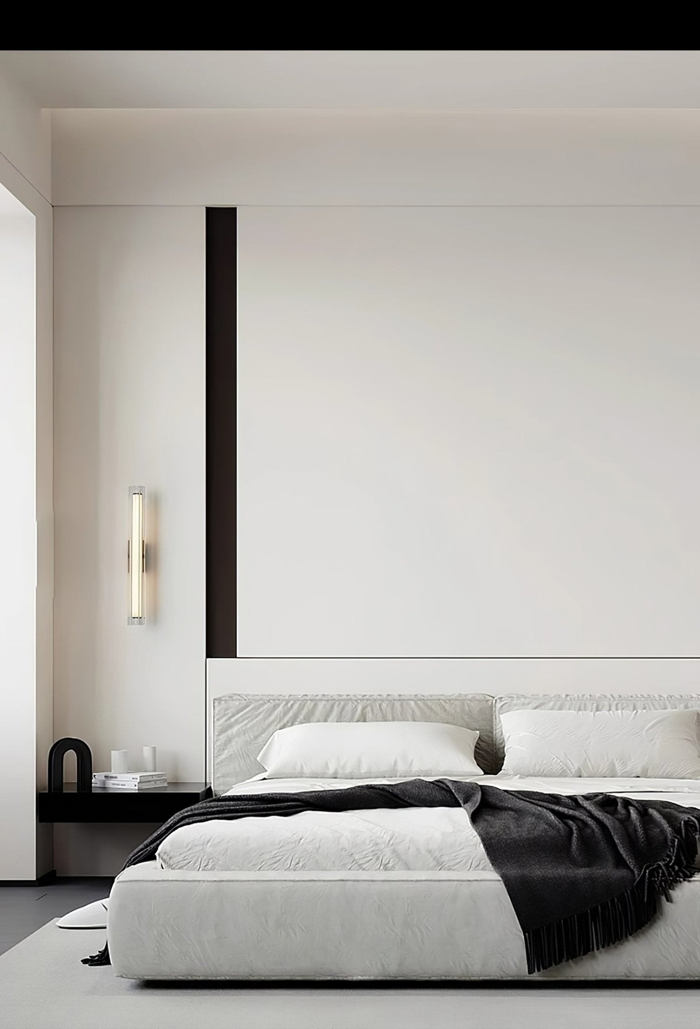 Corv Glass Contemporary Wall Lamp-Neutral Decor