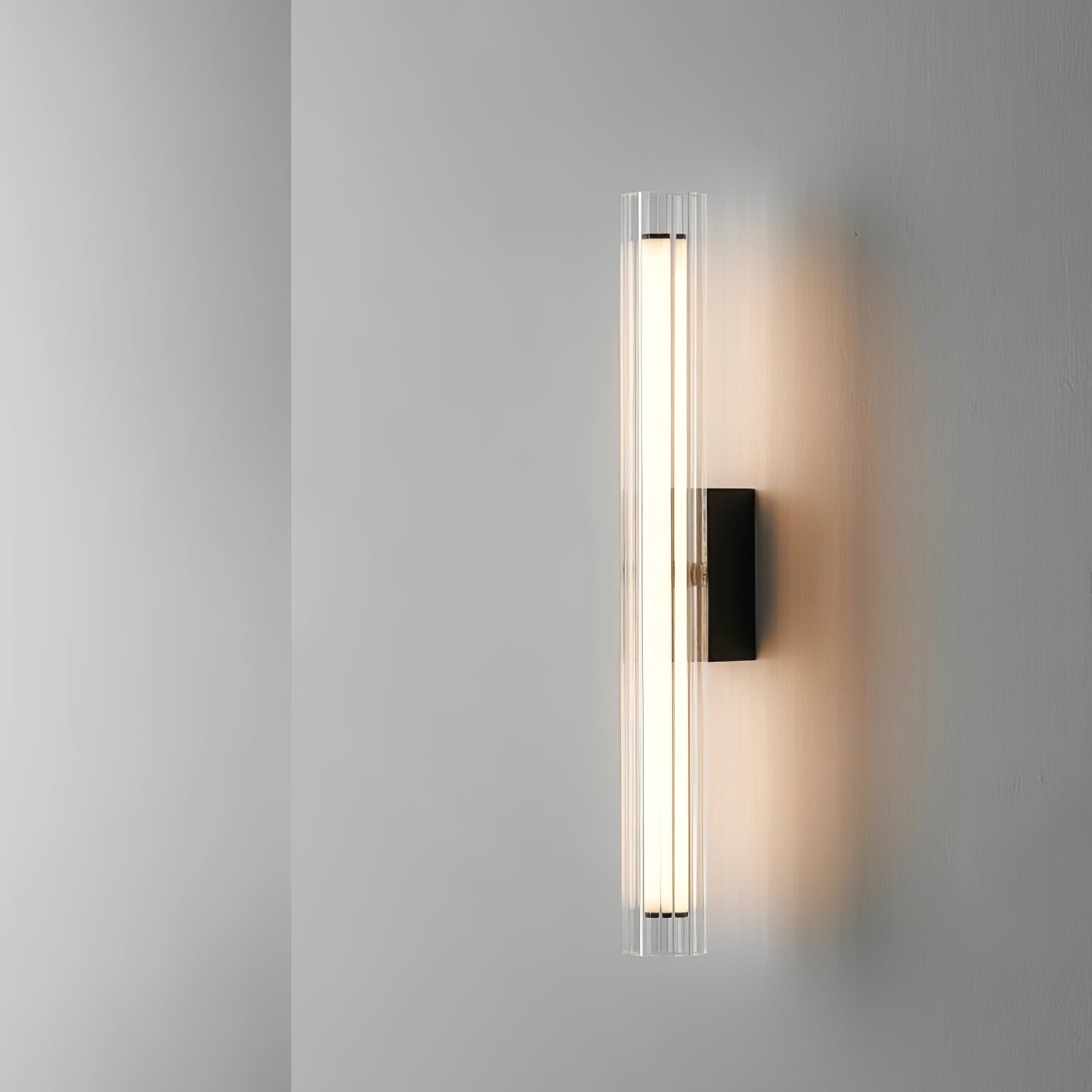 Corv Glass Contemporary Wall Lamp-Neutral Decor