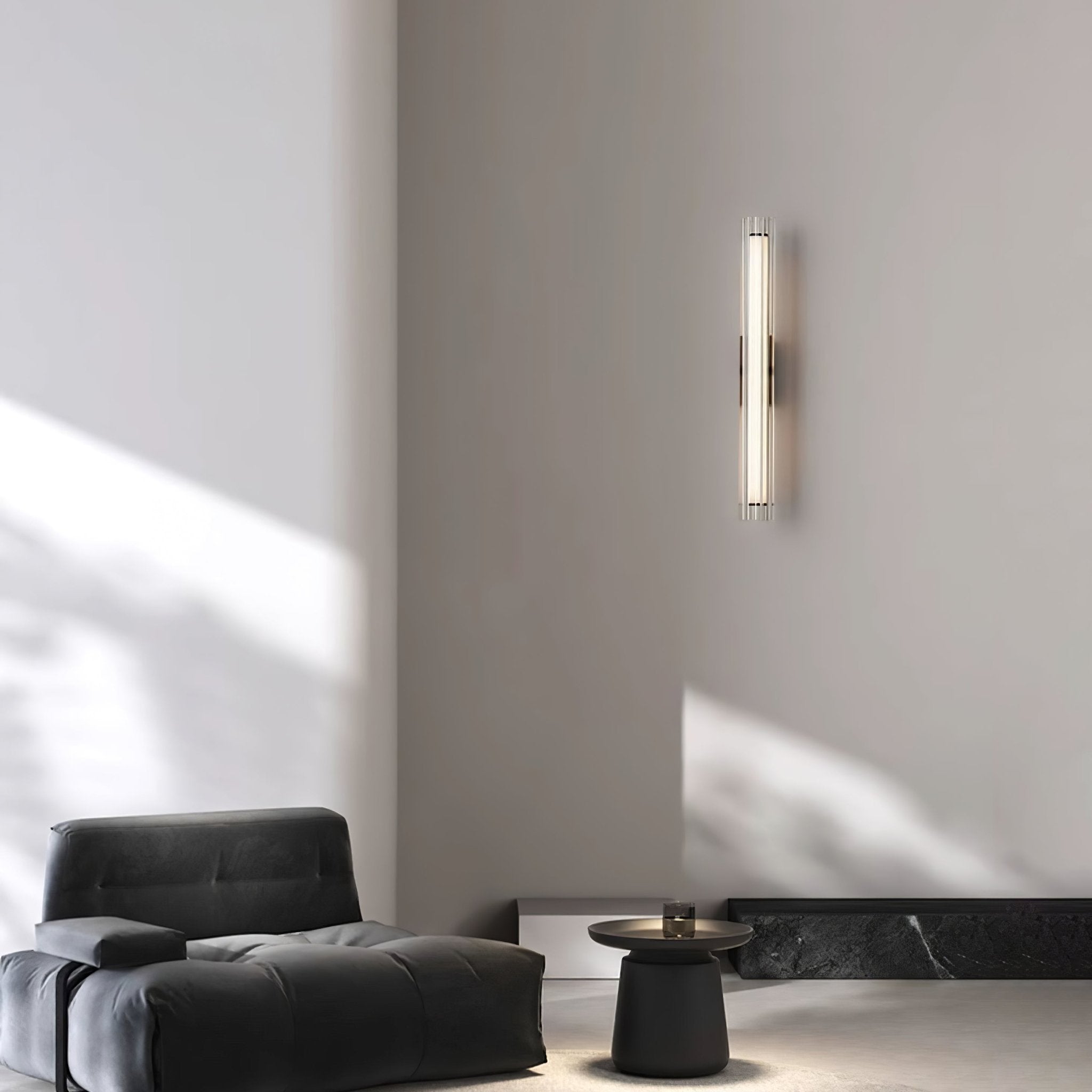Corv Glass Contemporary Wall Lamp-Neutral Decor