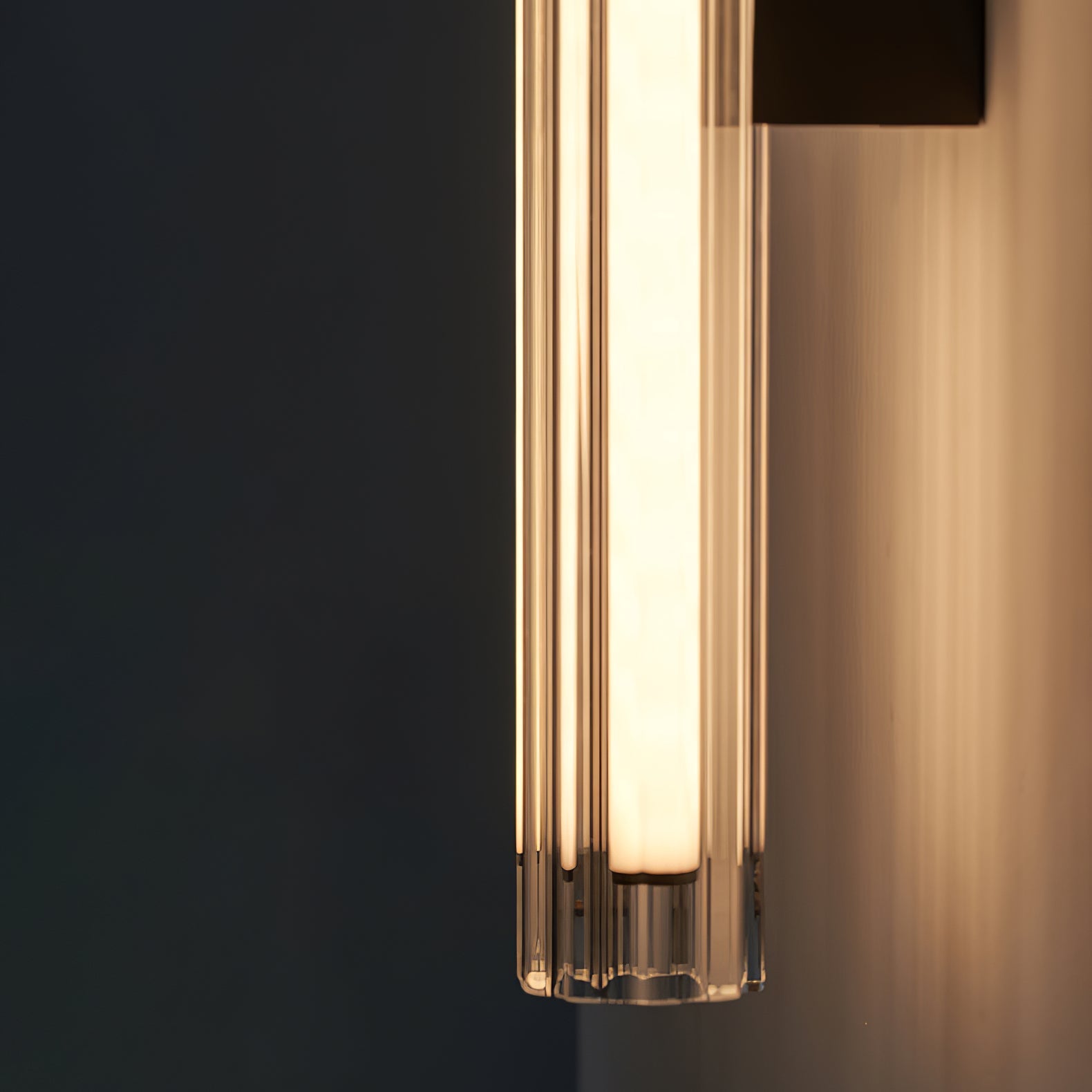 Corv Glass Contemporary Wall Lamp-Neutral Decor