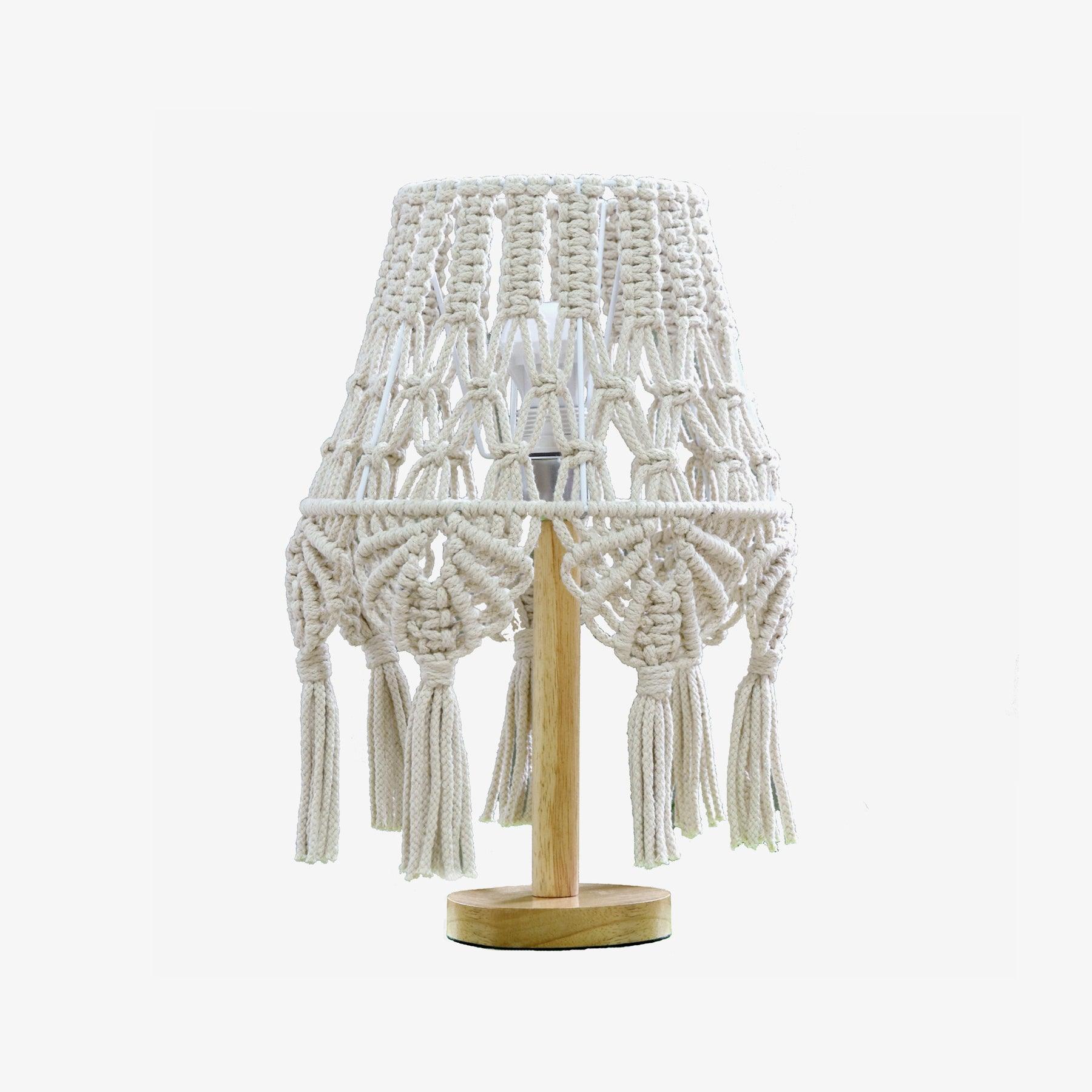 Tassara Wood Table Lamp-Neutral Decor