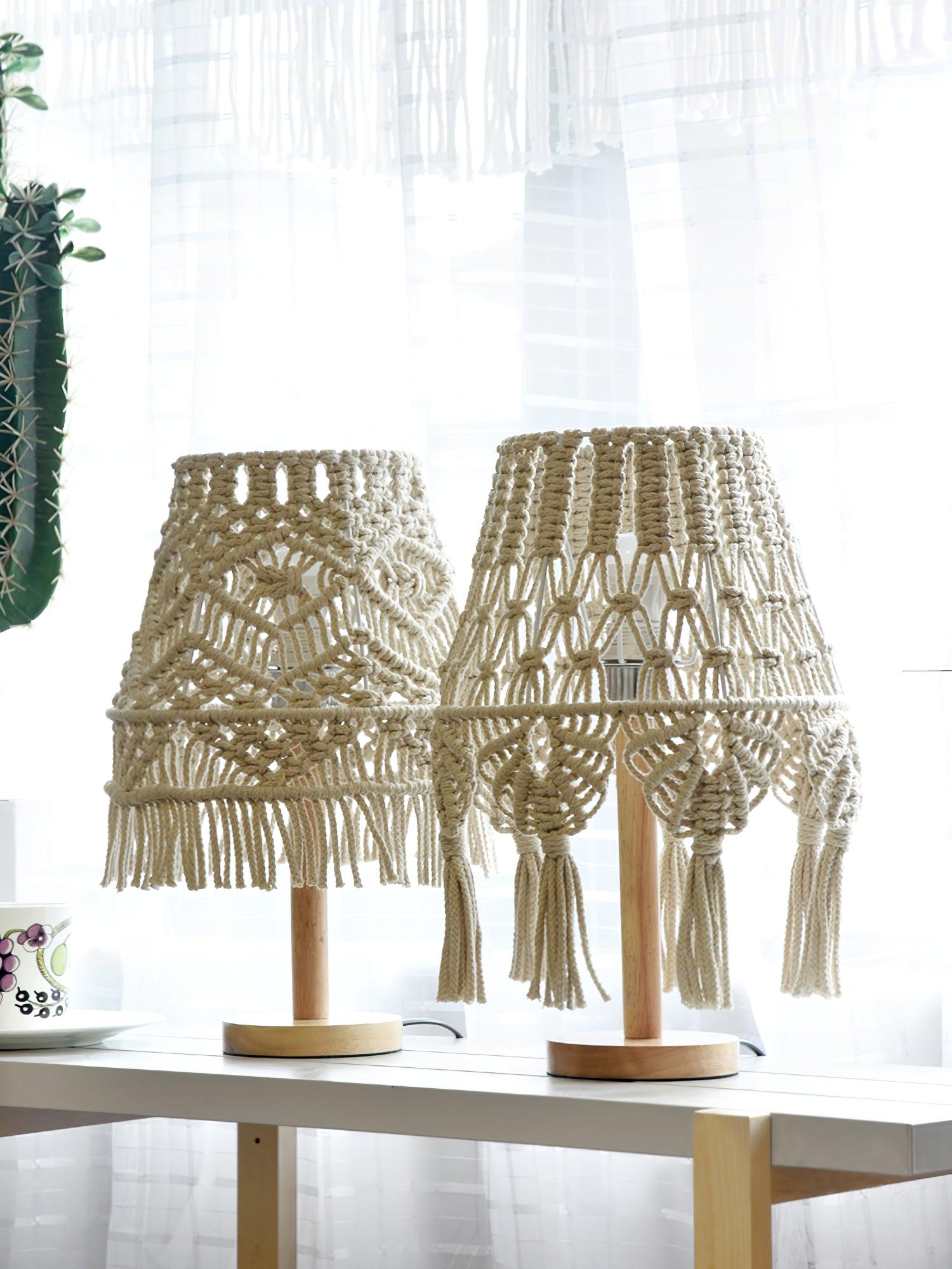Tassara Wood Table Lamp-Neutral Decor