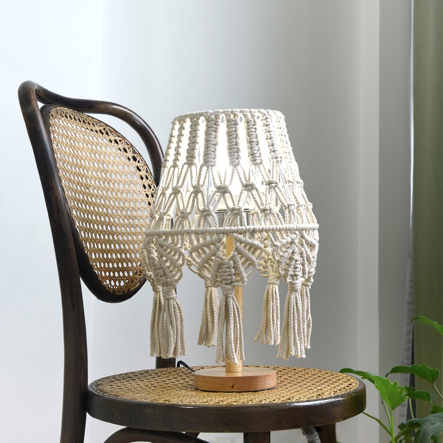 Tassara Wood Table Lamp-Neutral Decor