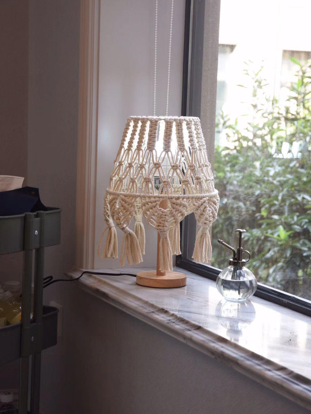 Tassara Wood Table Lamp-Neutral Decor