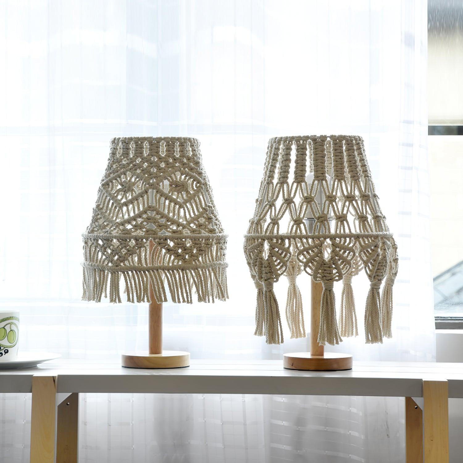 Tassara Wood Table Lamp-Neutral Decor