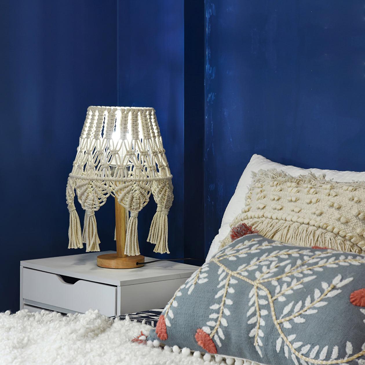 Tassara Wood Table Lamp-Neutral Decor
