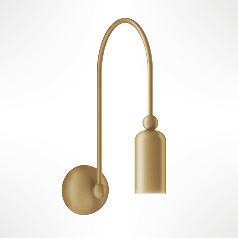 Vortigaud Curved Bronze Black Wall Light-Neutral Decor