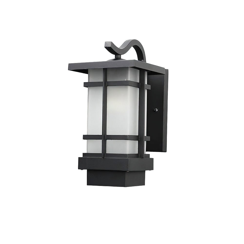 Madison Unique Glass Lantern Outdoor Wall Lamp-Neutral Decor