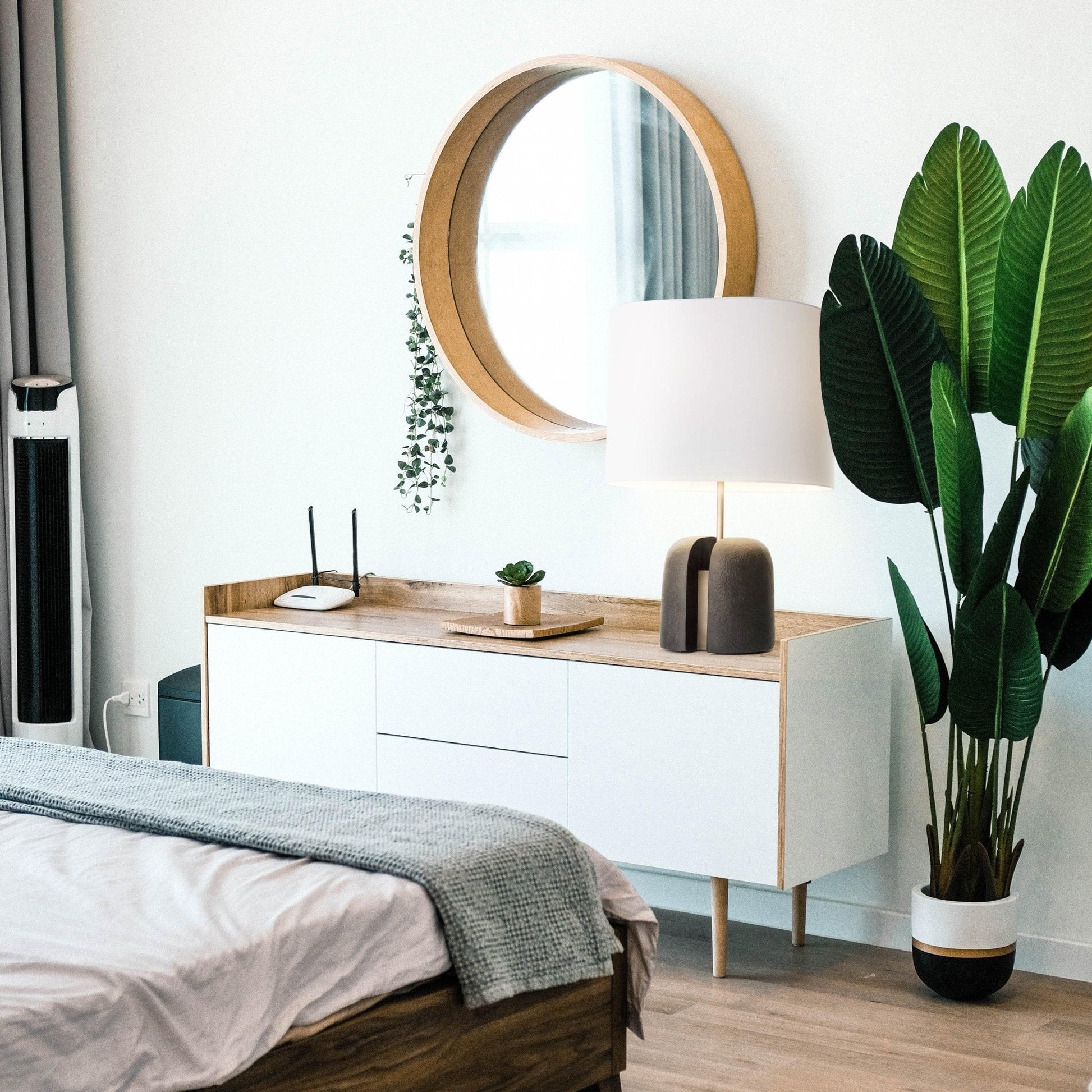 James Modern Table Lamp-Neutral Decor