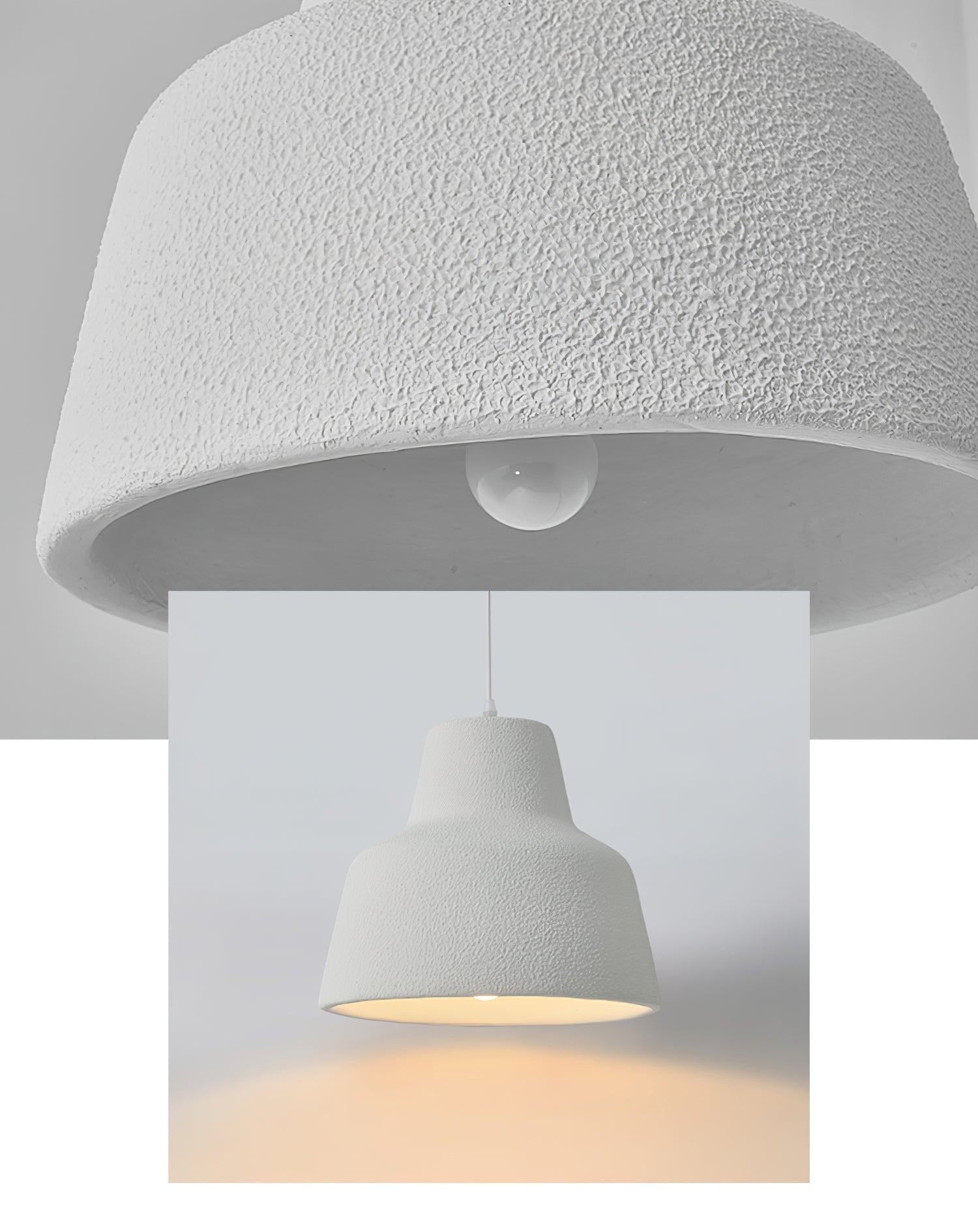 Zavela Premium Nordic Art Plastic Pendant Light-Neutral Decor