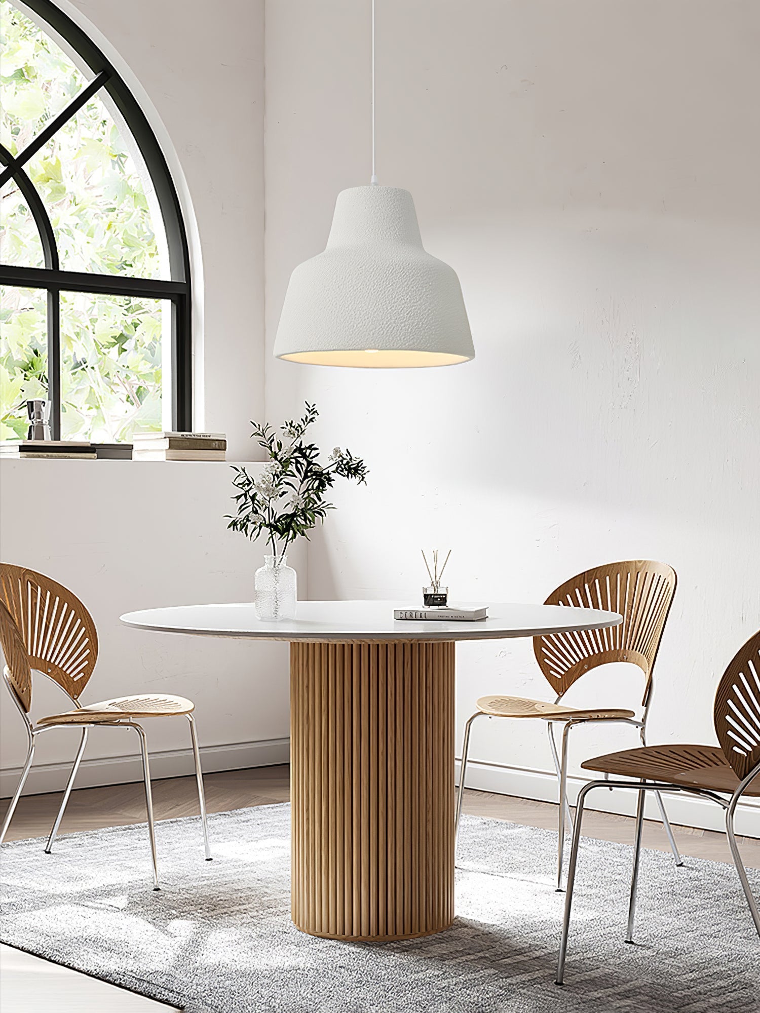 Zavela Premium Nordic Art Plastic Pendant Light-Neutral Decor
