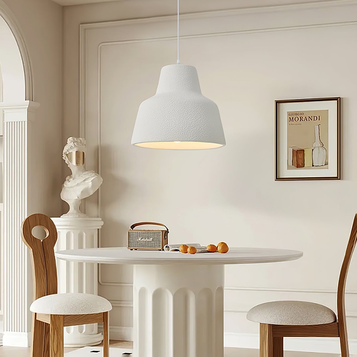 Zavela Premium Nordic Art Plastic Pendant Light-Neutral Decor