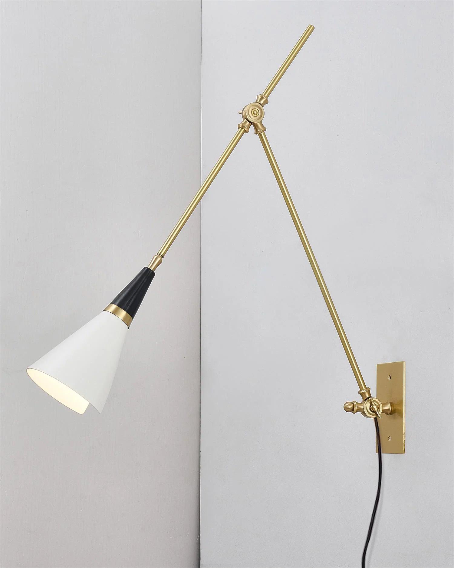 Orvenia Modern Minimalist Plug In Wall Lamp-Neutral Decor