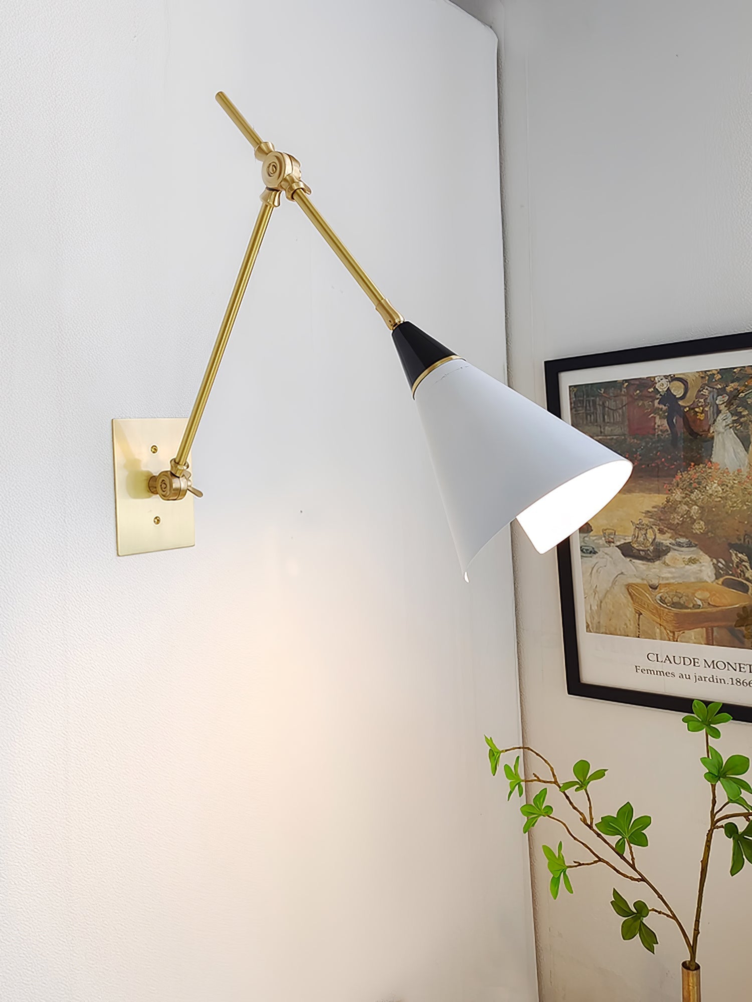 Isro Vintage Industrial Glass Wall Lamp-Neutral Decor