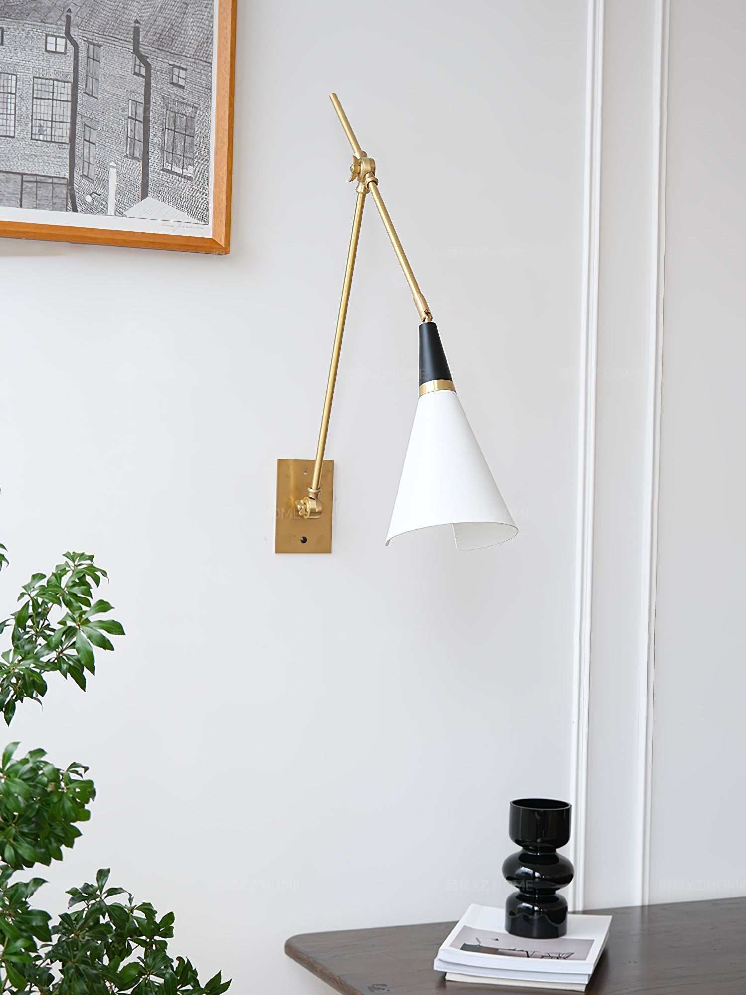 Isro Vintage Industrial Glass Wall Lamp-Neutral Decor