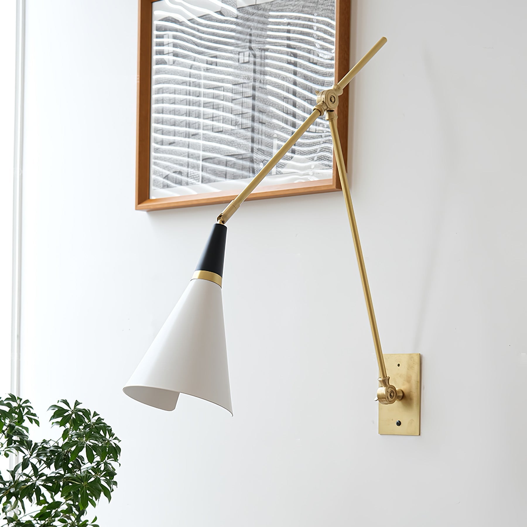 Isro Vintage Industrial Glass Wall Lamp-Neutral Decor