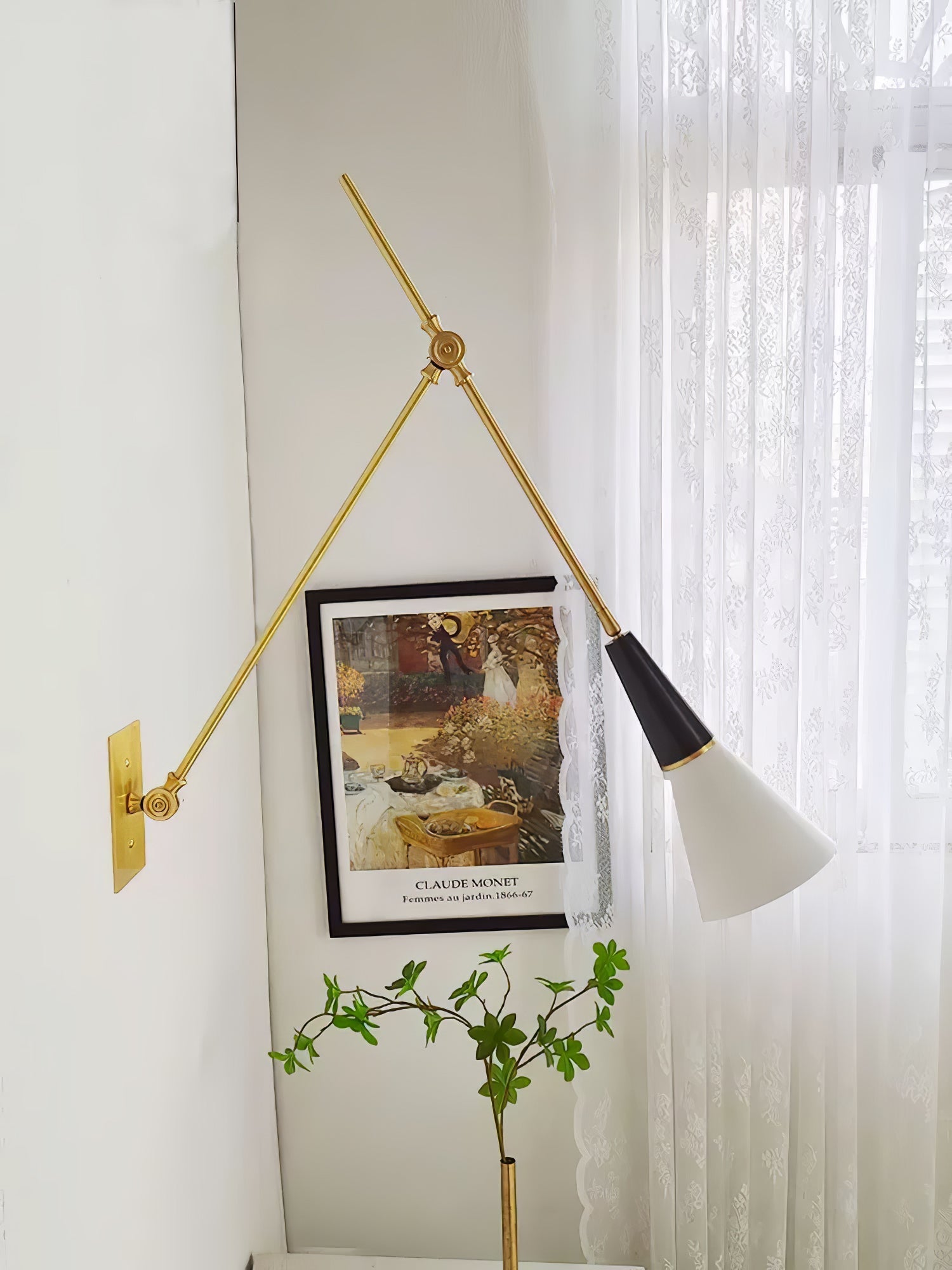 Isro Vintage Industrial Glass Wall Lamp-Neutral Decor