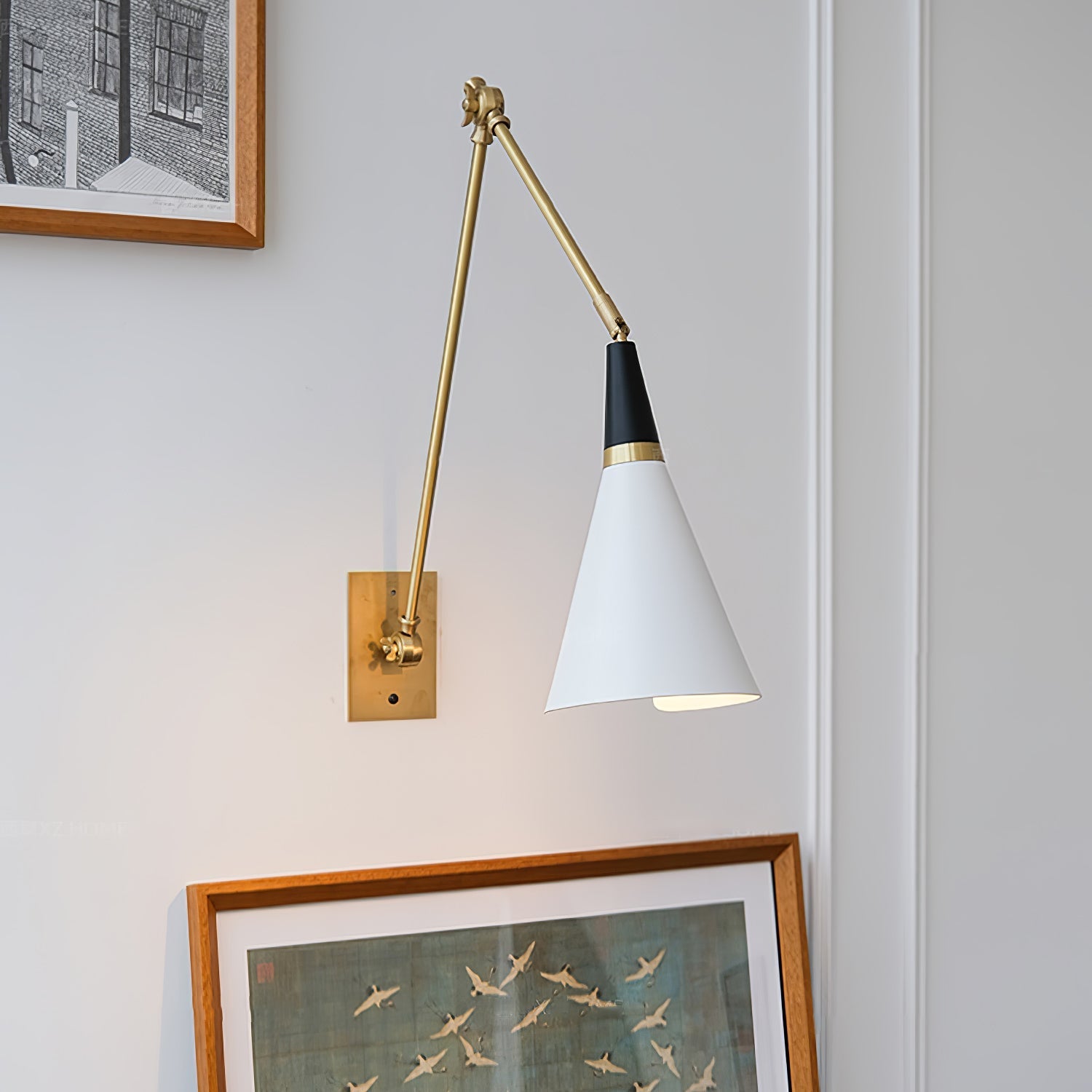 Isro Vintage Industrial Glass Wall Lamp-Neutral Decor