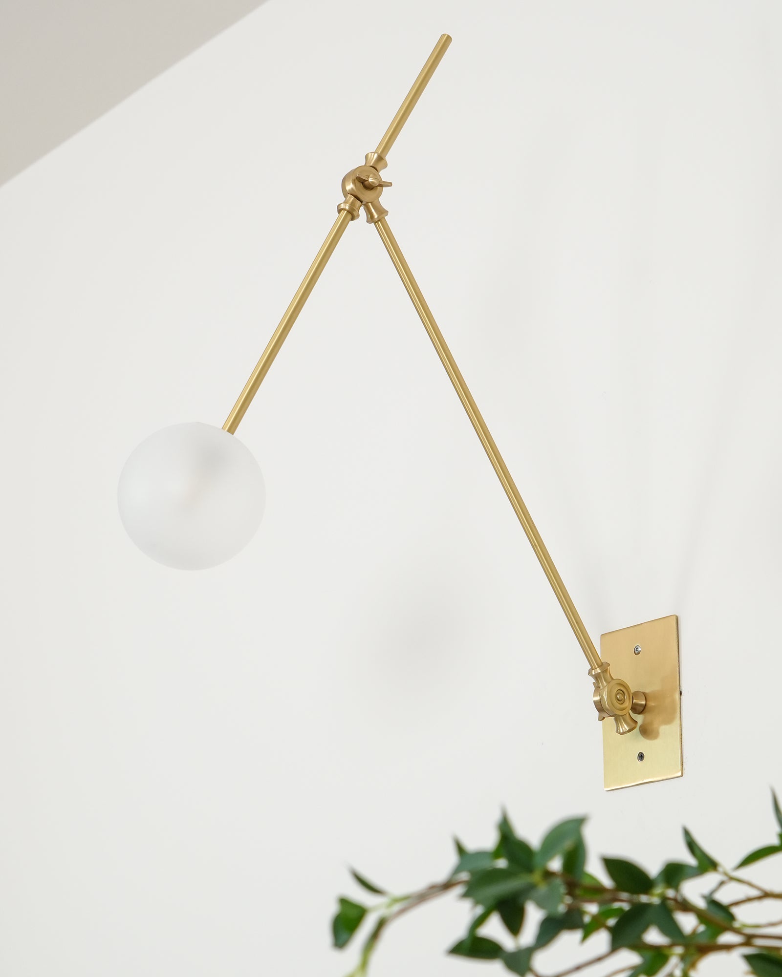 Isro Vintage Industrial Glass Wall Lamp-Neutral Decor
