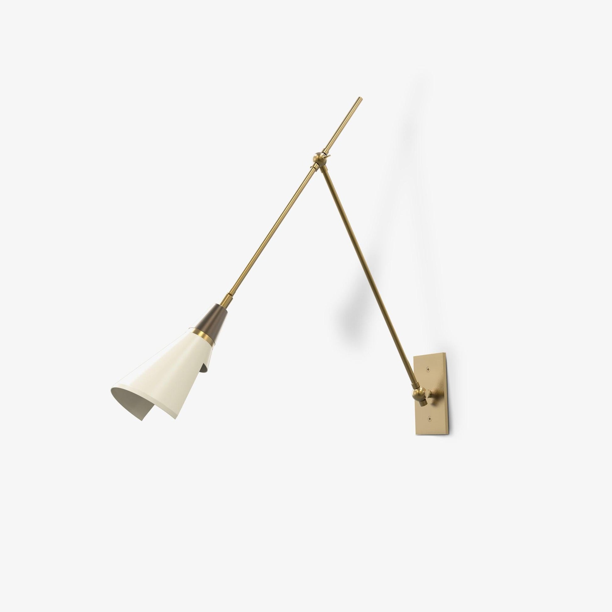 Isro Vintage Industrial Glass Wall Lamp-Neutral Decor