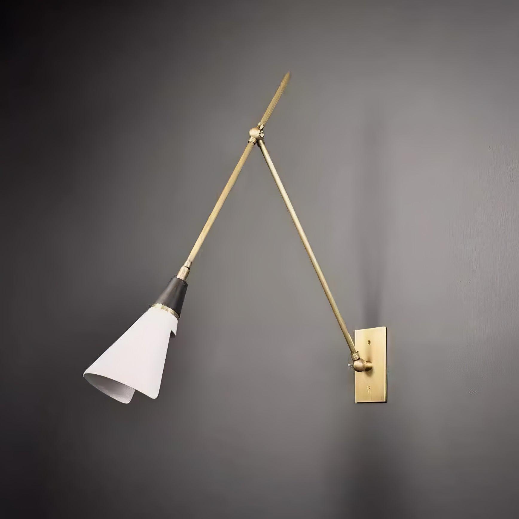 Isro Vintage Industrial Glass Wall Lamp-Neutral Decor