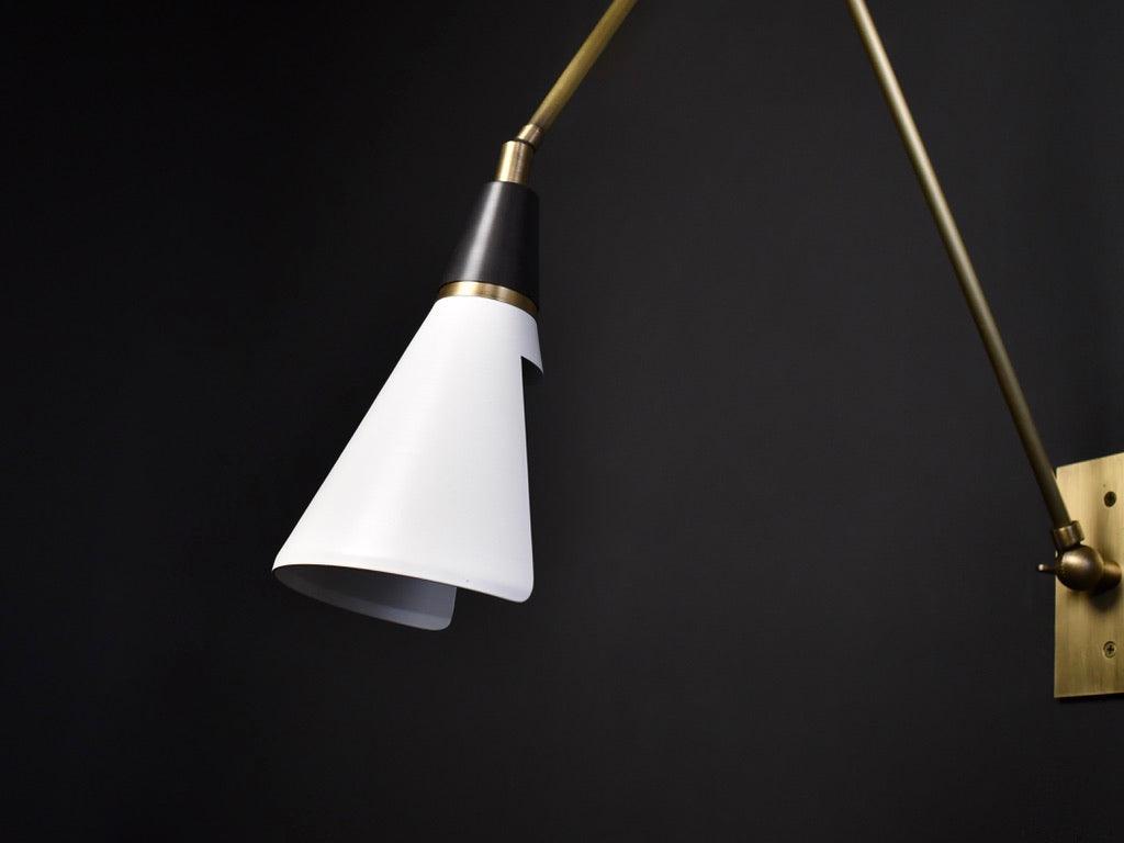 Isro Vintage Industrial Glass Wall Lamp-Neutral Decor