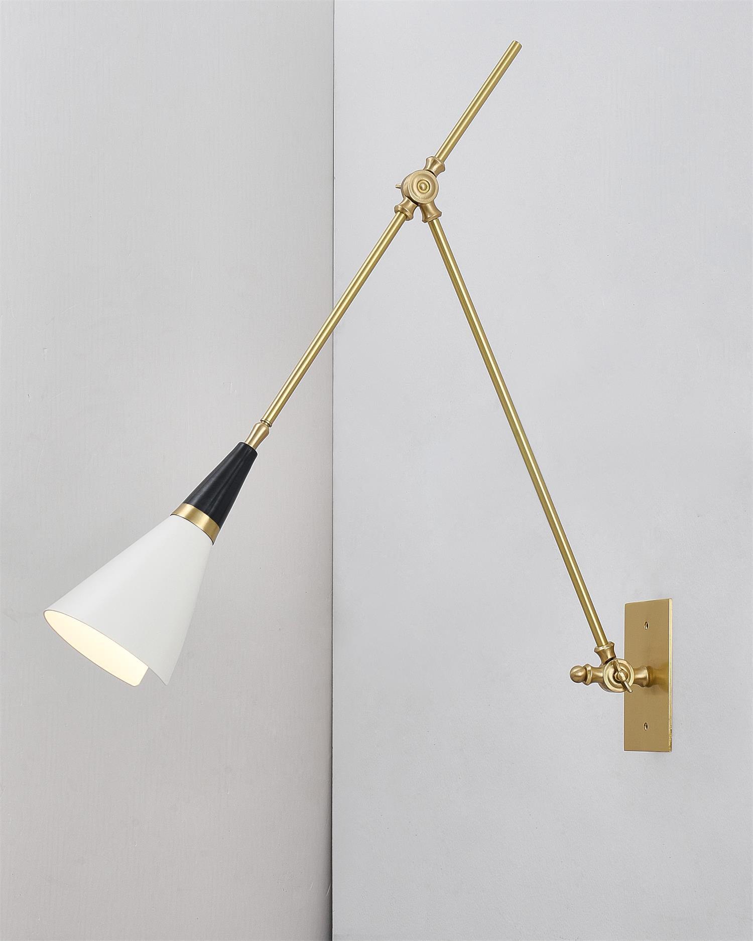 Isro Vintage Industrial Glass Wall Lamp-Neutral Decor