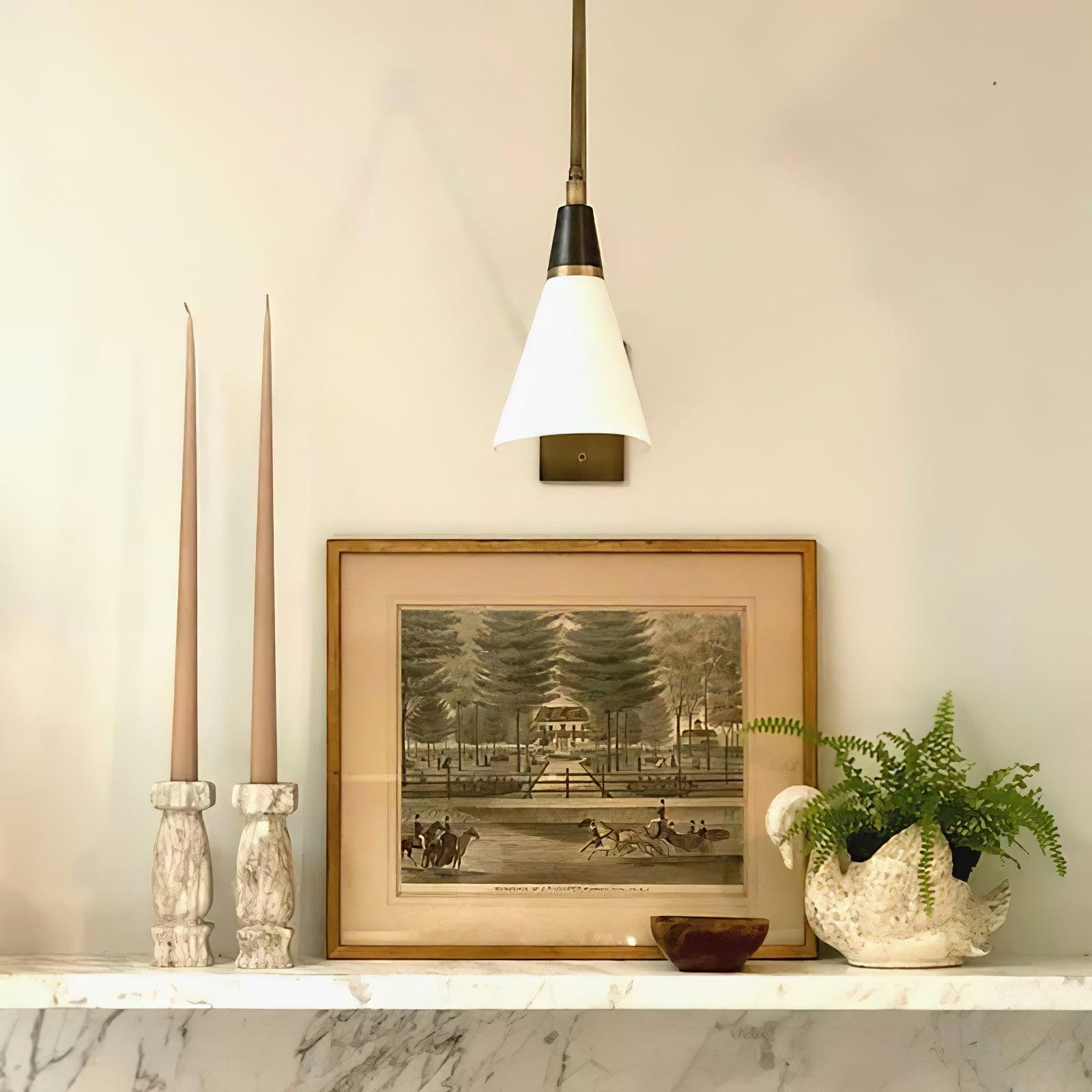 Isro Vintage Industrial Glass Wall Lamp-Neutral Decor
