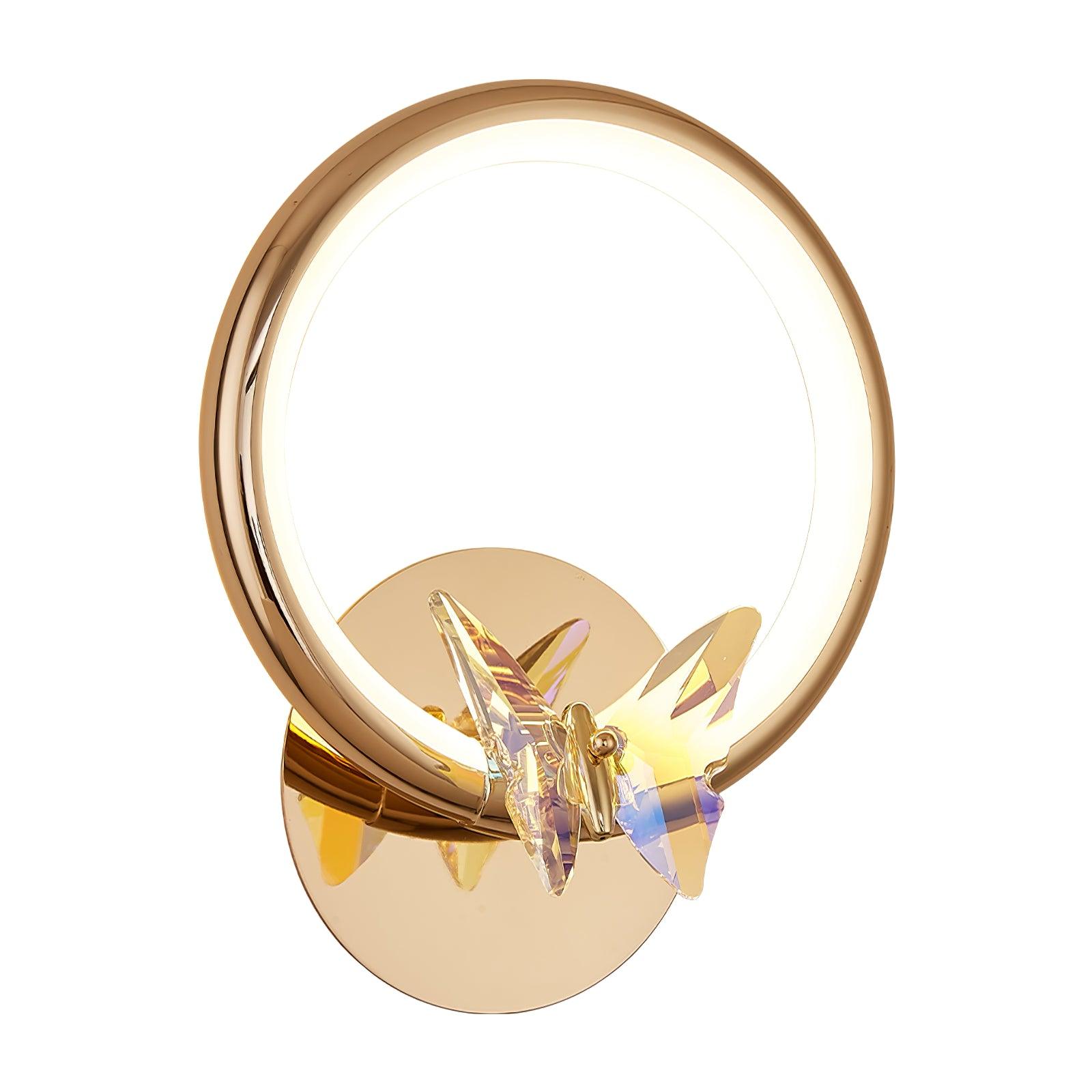 Ersoren Magic Butterfly Crystal Wall Light-Neutral Decor