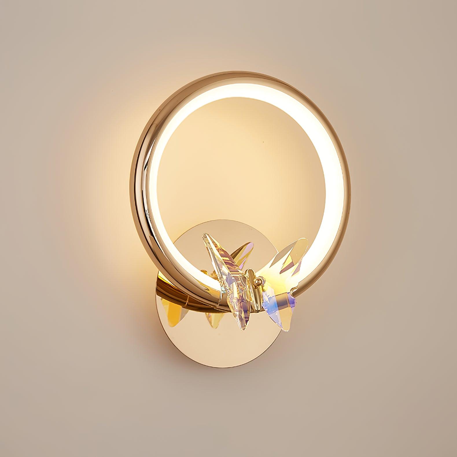 Ersoren Magic Butterfly Crystal Wall Light-Neutral Decor