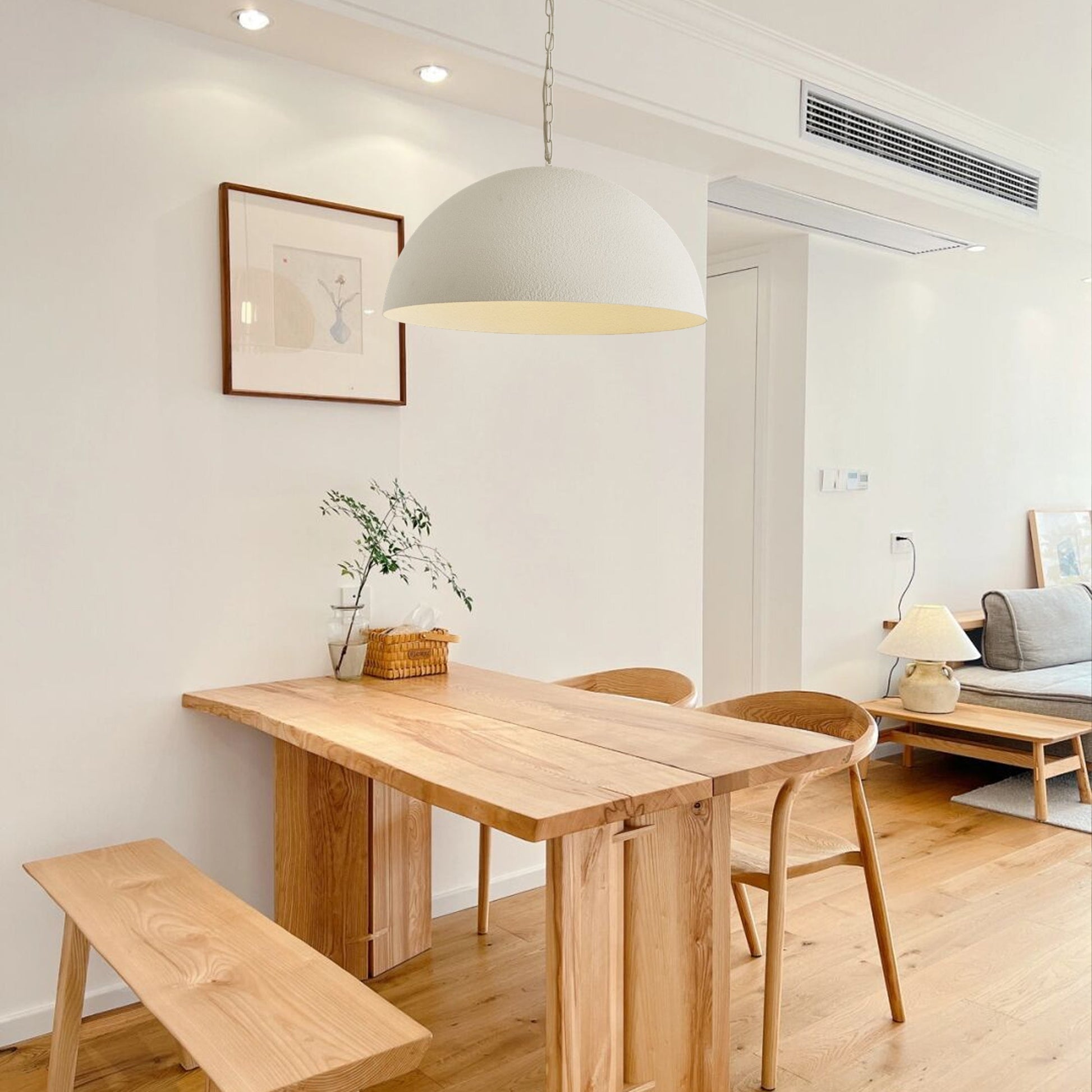 Evsola Modern Minimalist Dome Pendant Lamp-Neutral Decor