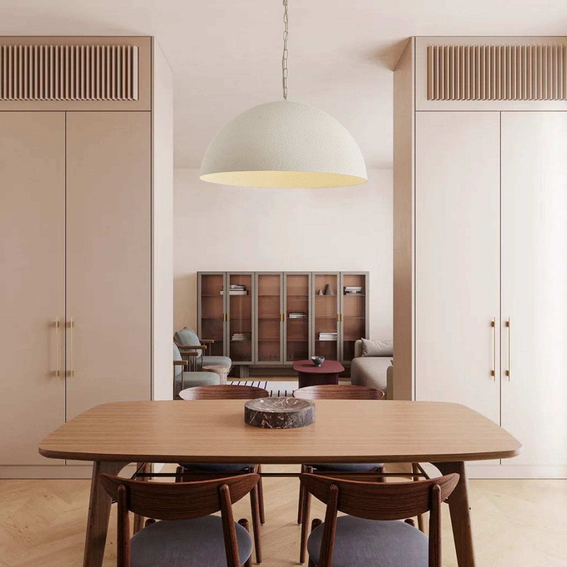 Evsola Modern Minimalist Dome Pendant Lamp-Neutral Decor