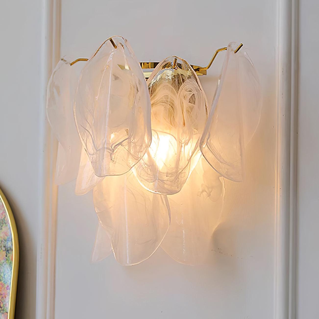 Evelo Petal Glass Wall Lamp